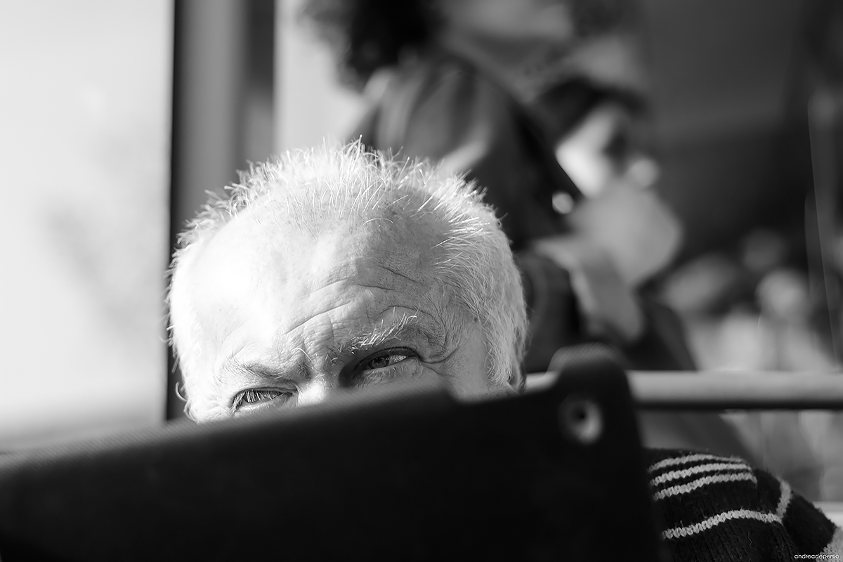 Eyes of a life lived.