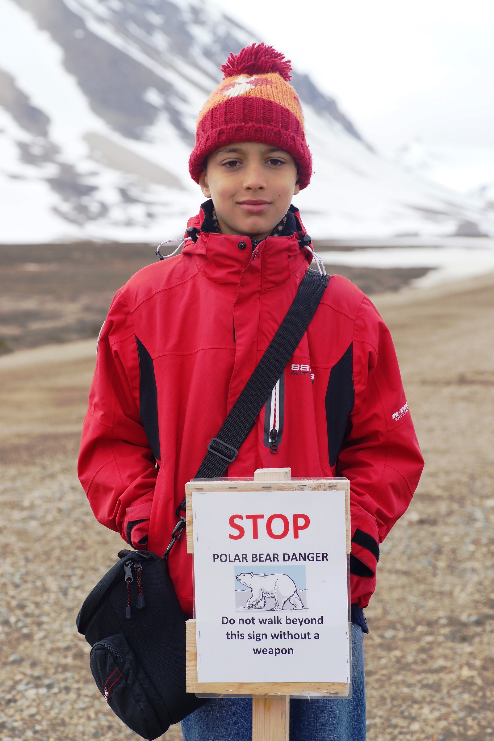 my aide in Ny Alesund Svalbard