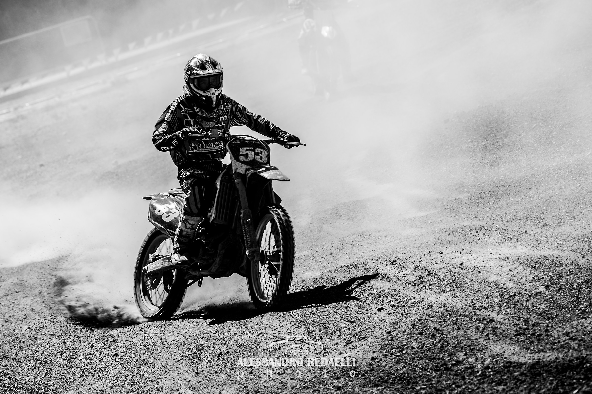 Motocross B&W