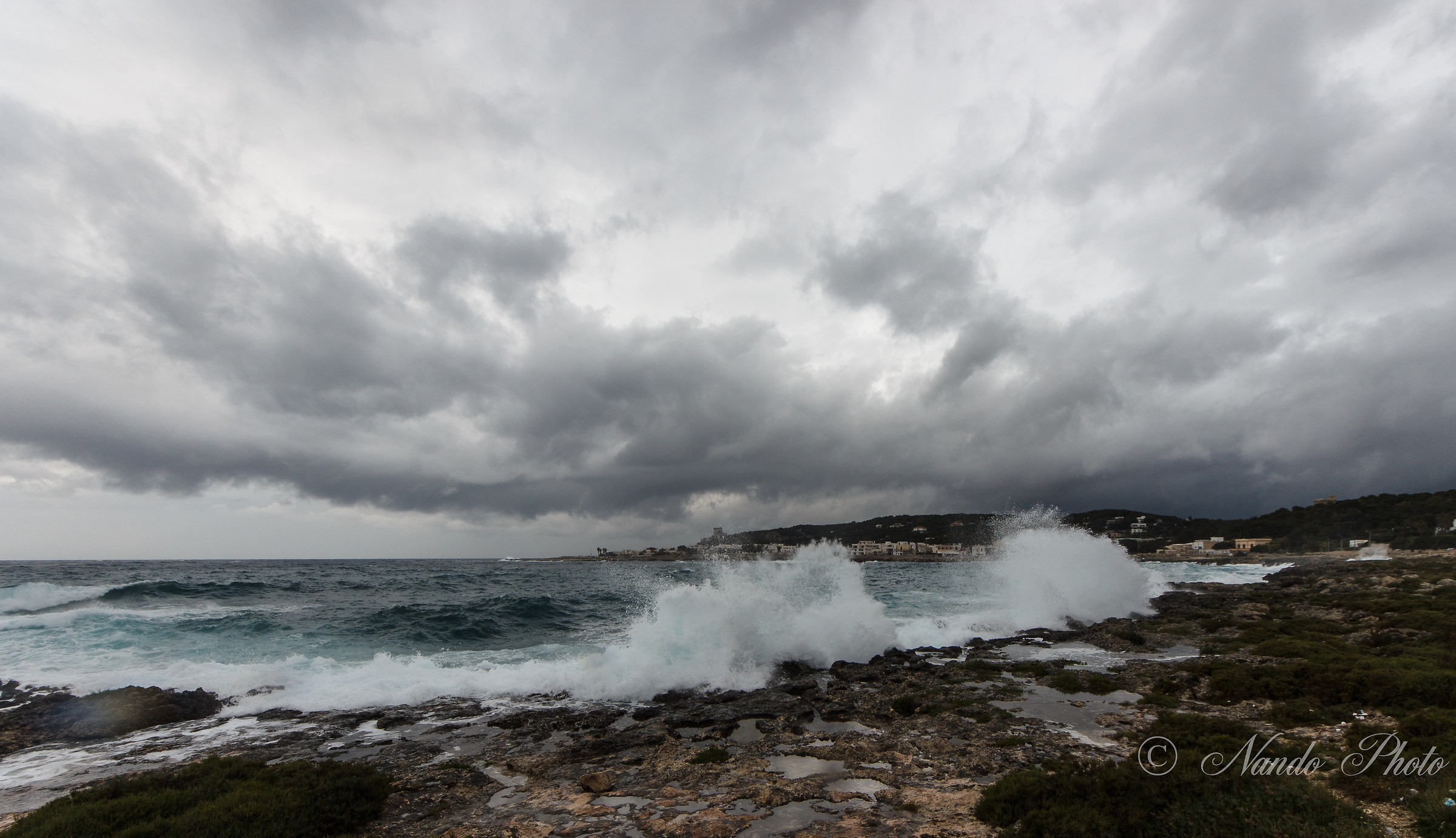 Attempted tornado formation - which failed.