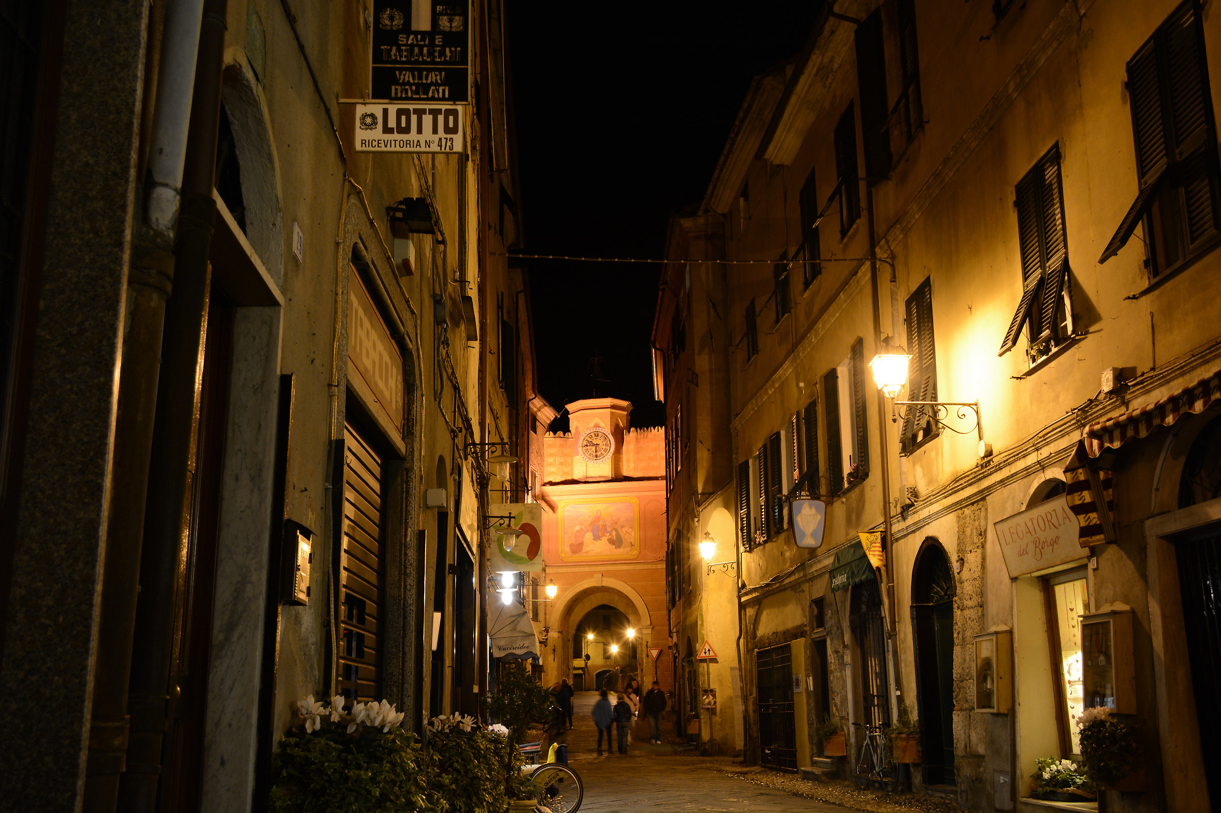 The medieval nucleus of Finalborgo