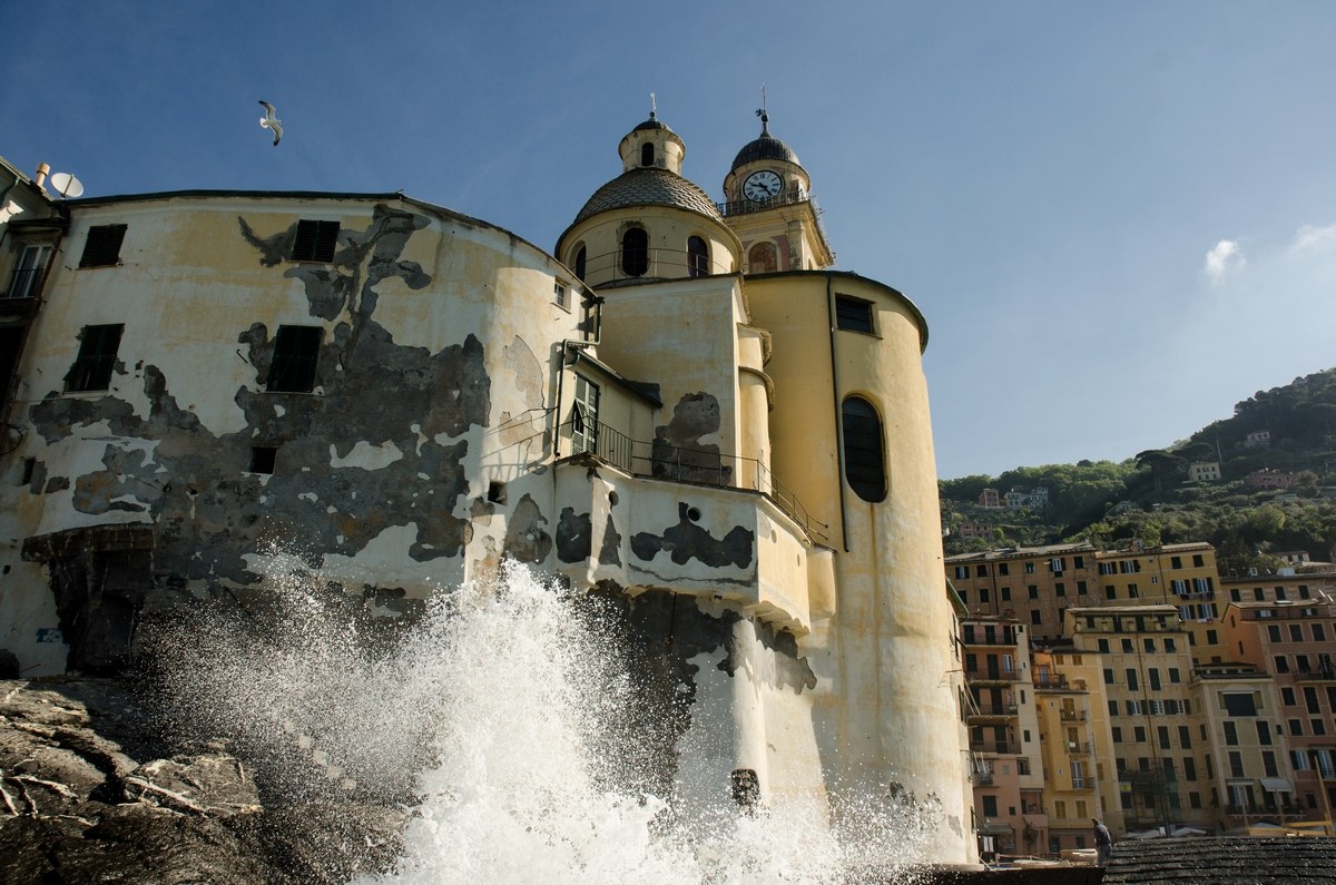 Camogli, on the sea side