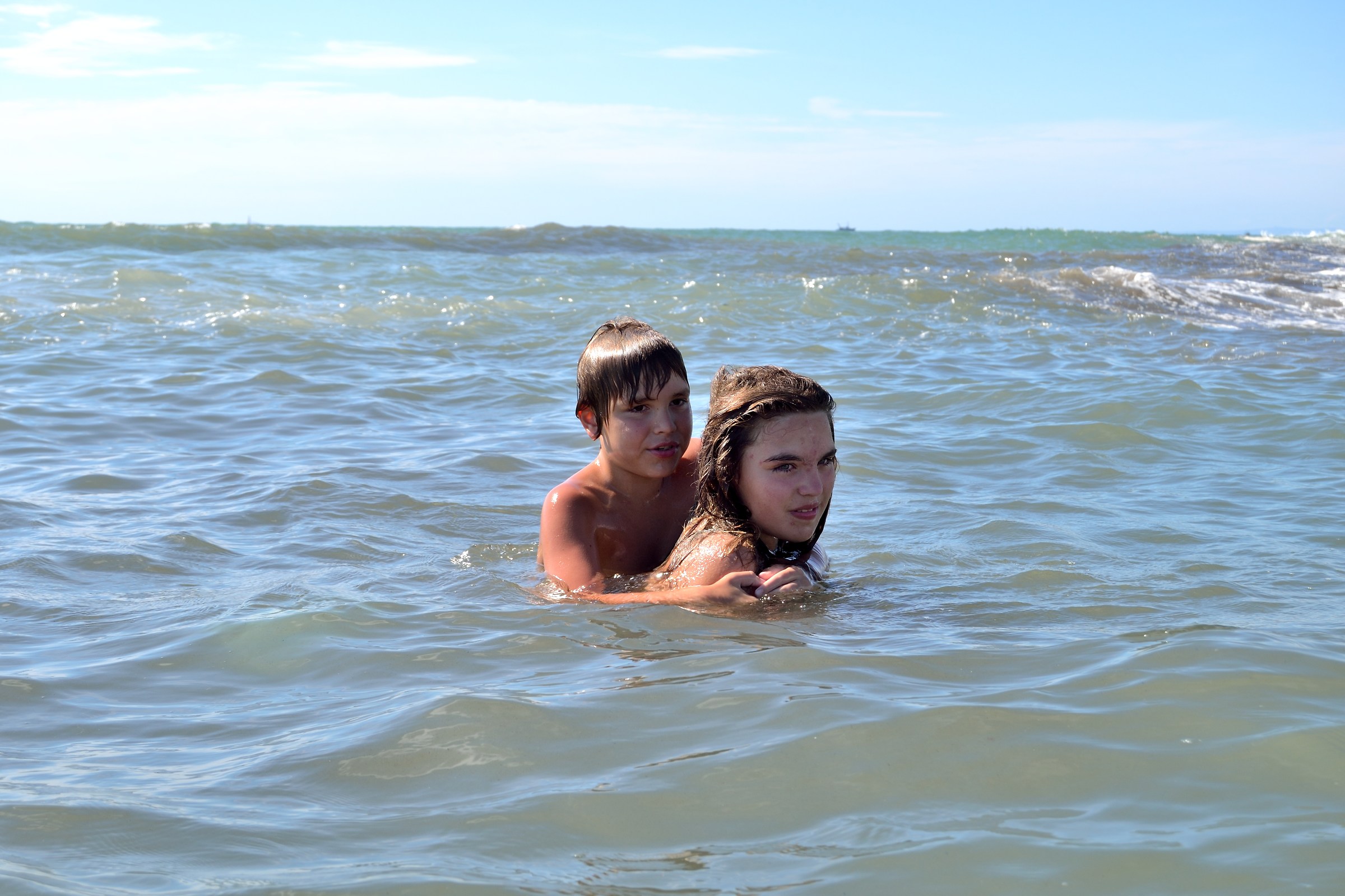 I due pesciolini...al Fiumicino mare