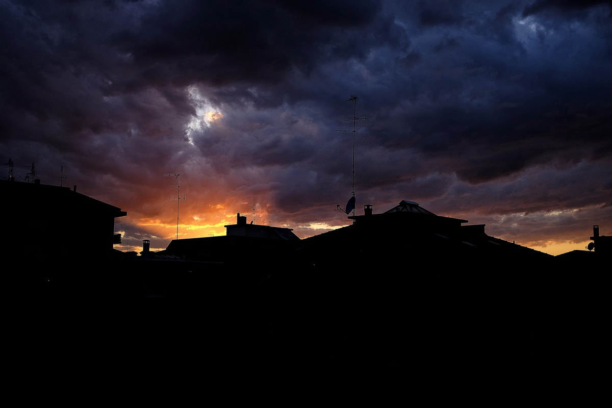 A tamonto from my house