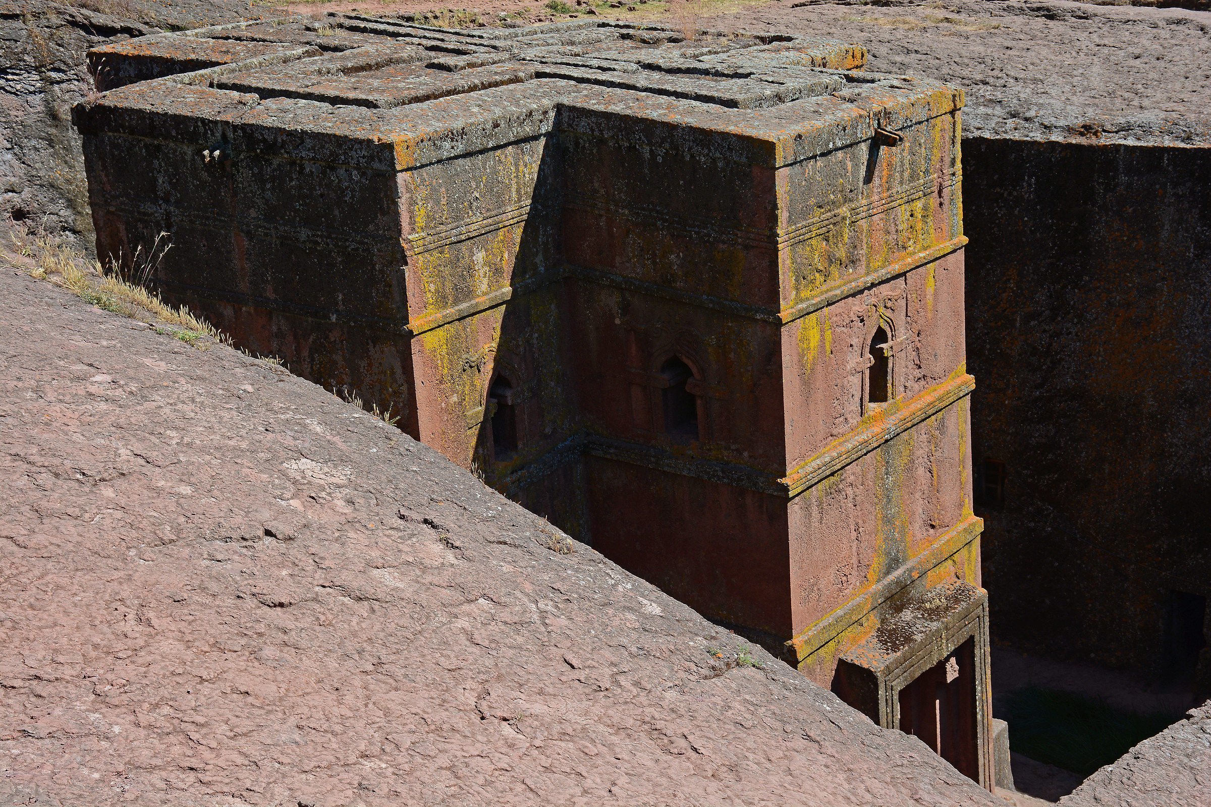 Chiesa Bet Giorgis -  monolite intagliato a Lalibela