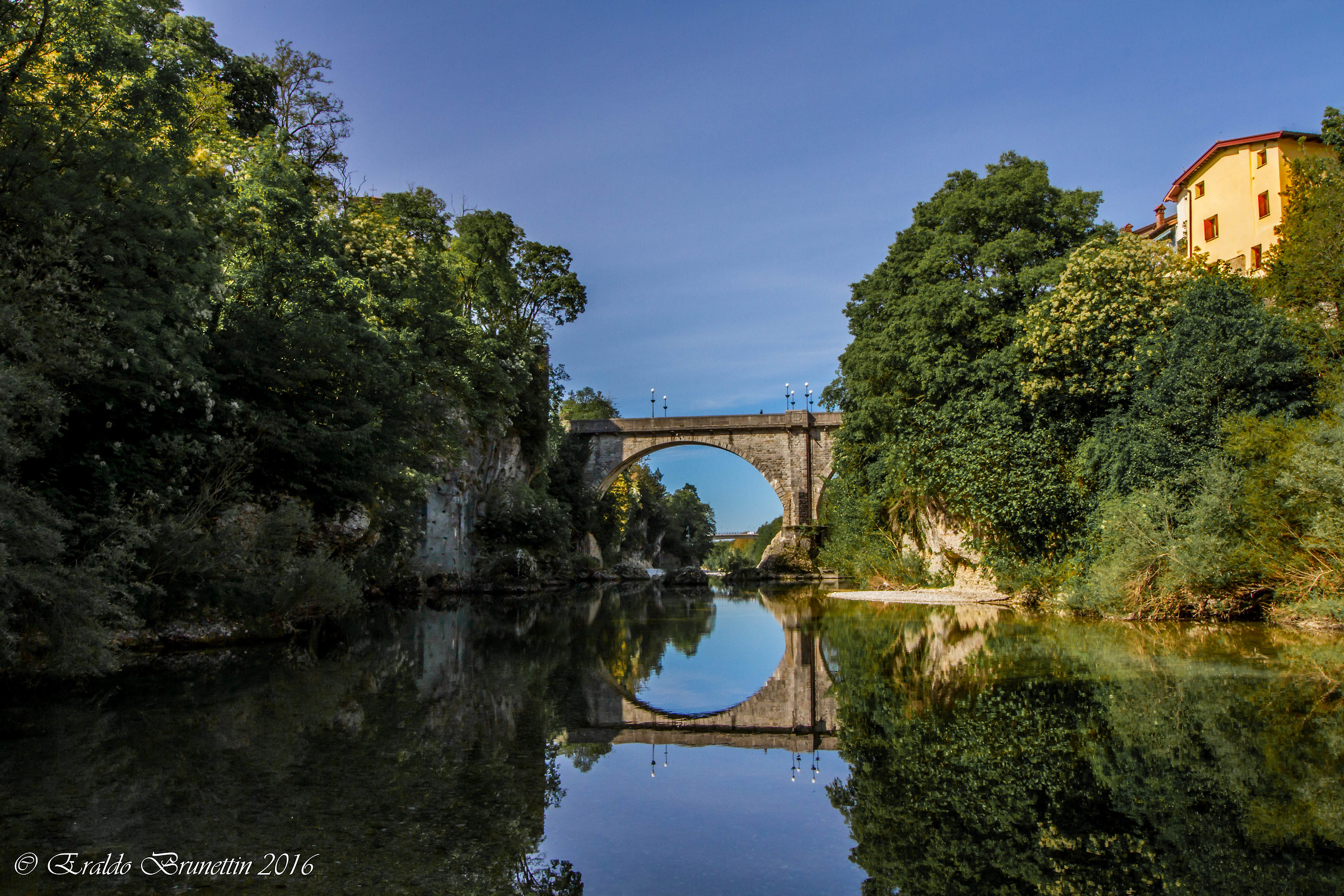 Cividale (ud) Ponte del diavolo sul Natisone