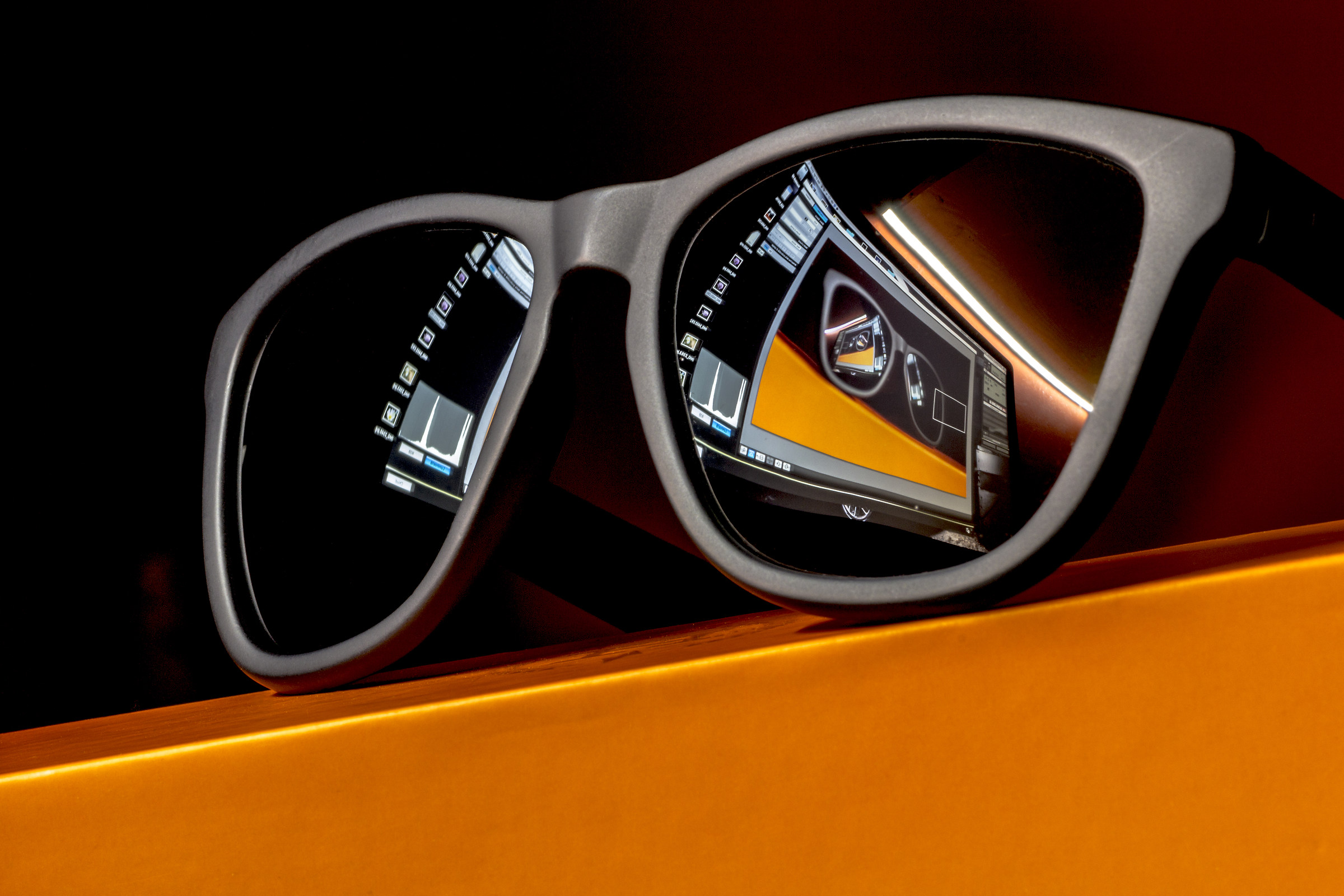 reflections in live view ...