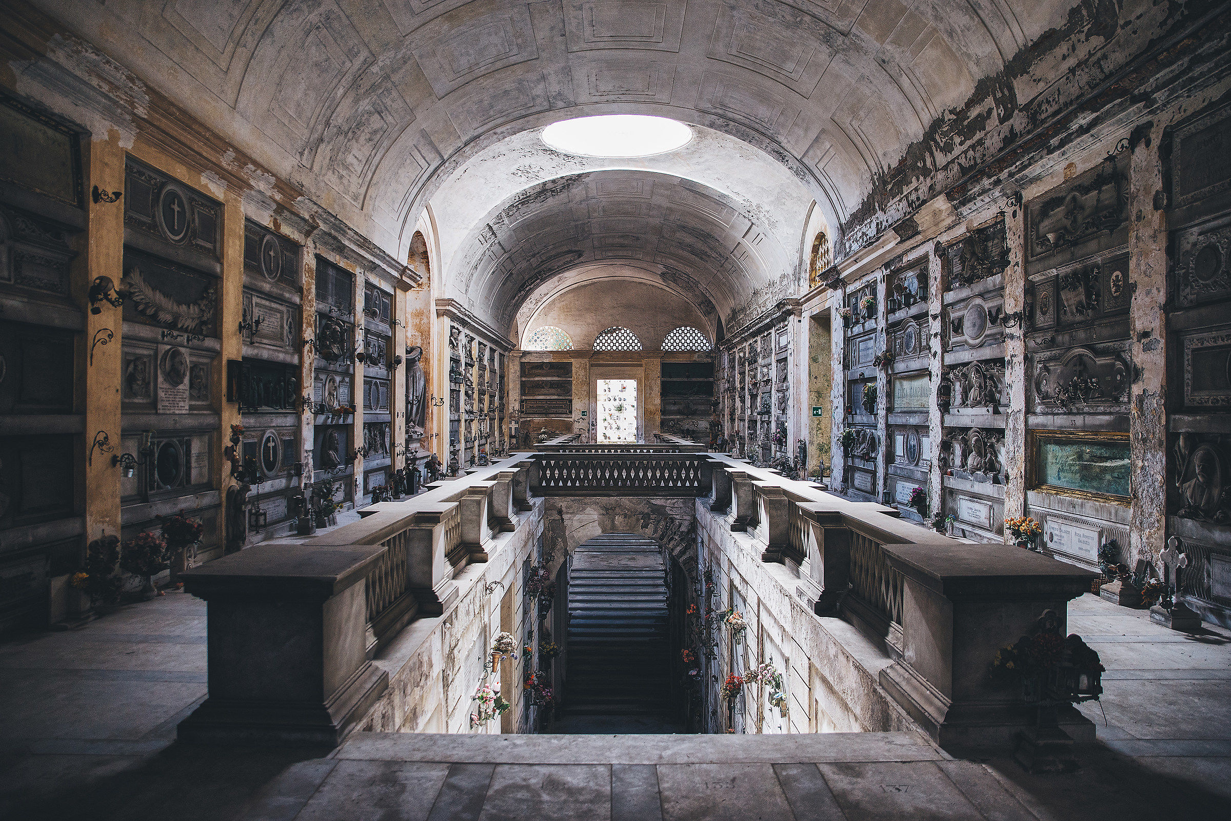 La luce sopra al tunnel