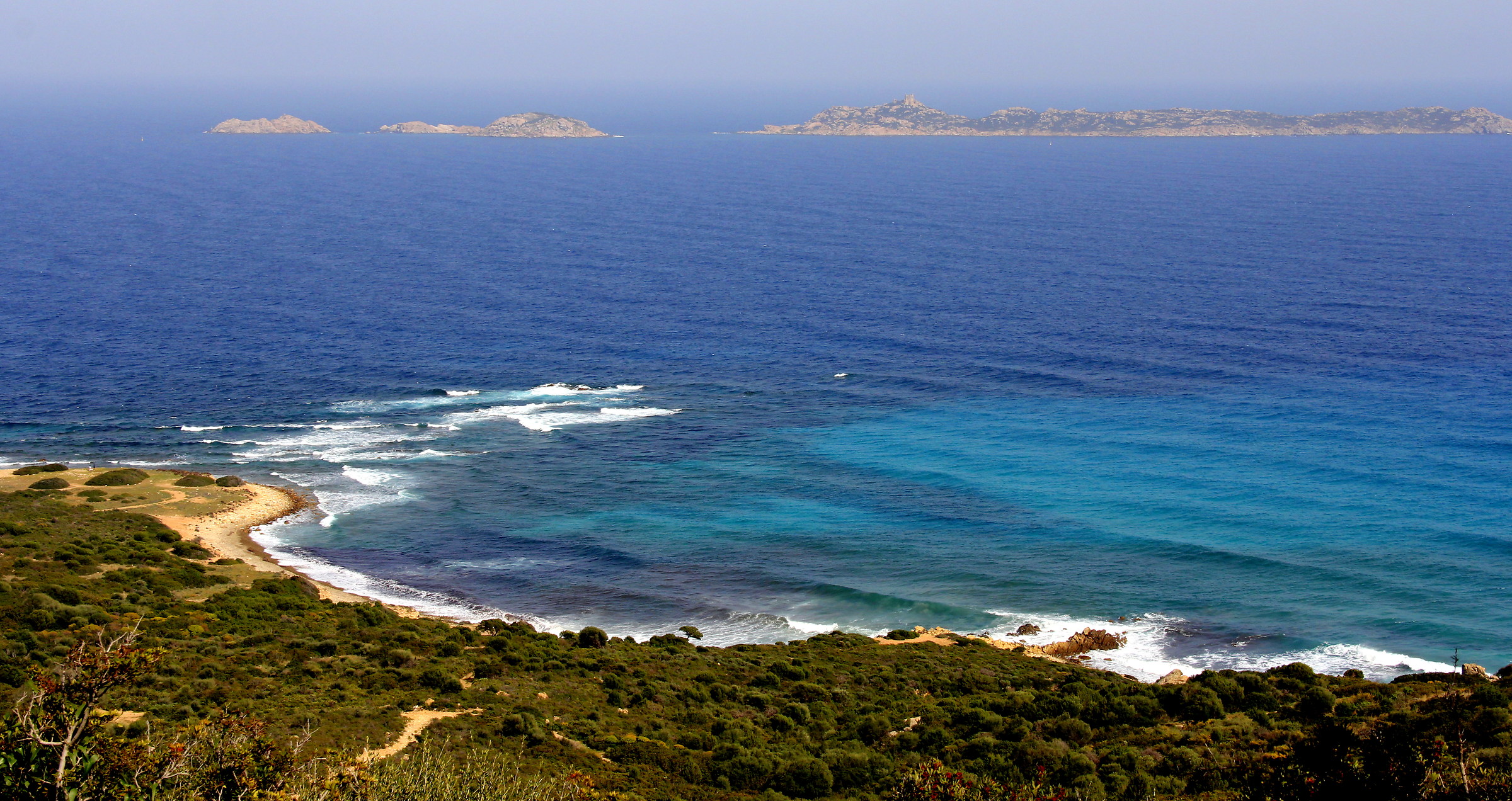 Panorama with the Island of Serpentara