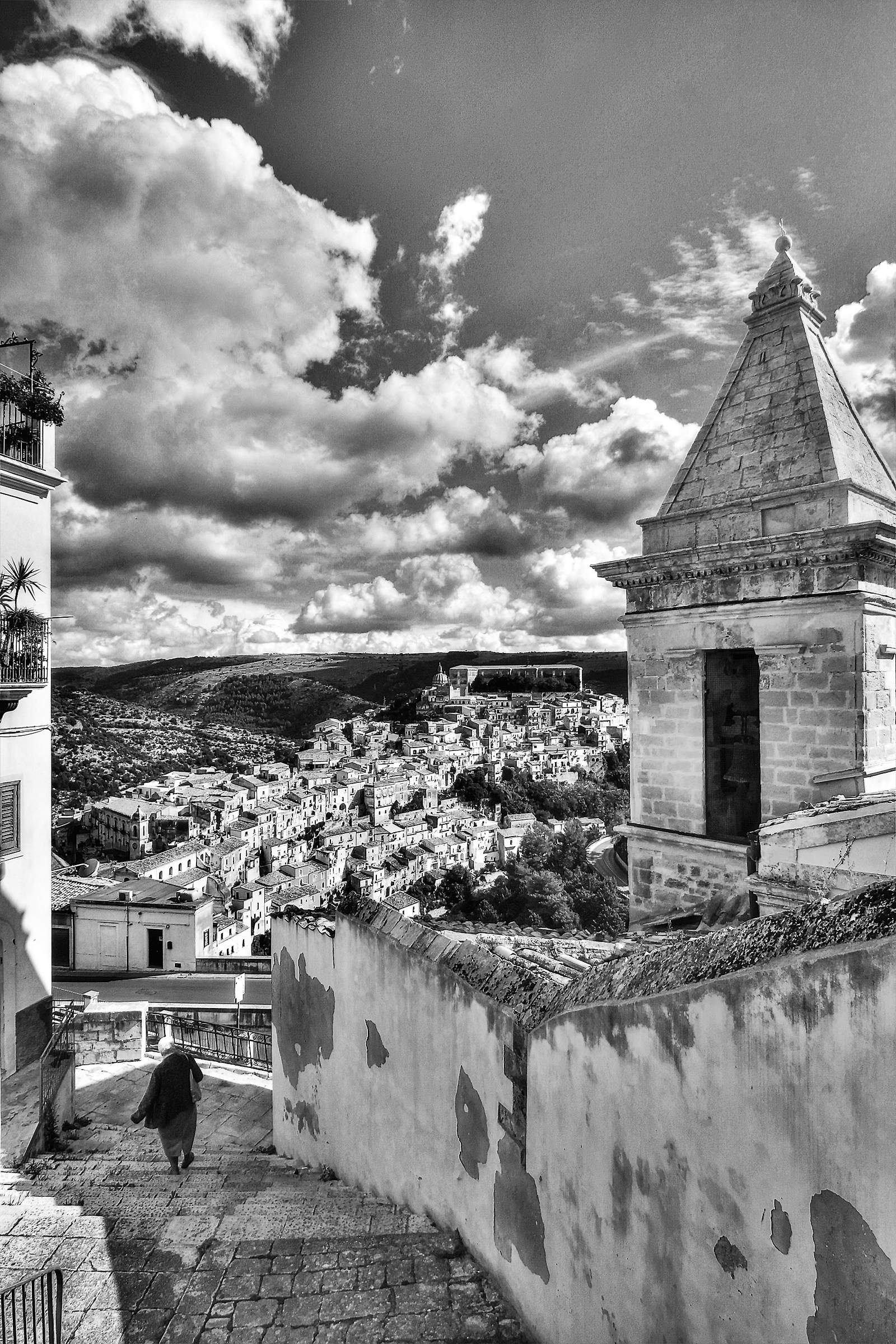 La scalinata per Ibla