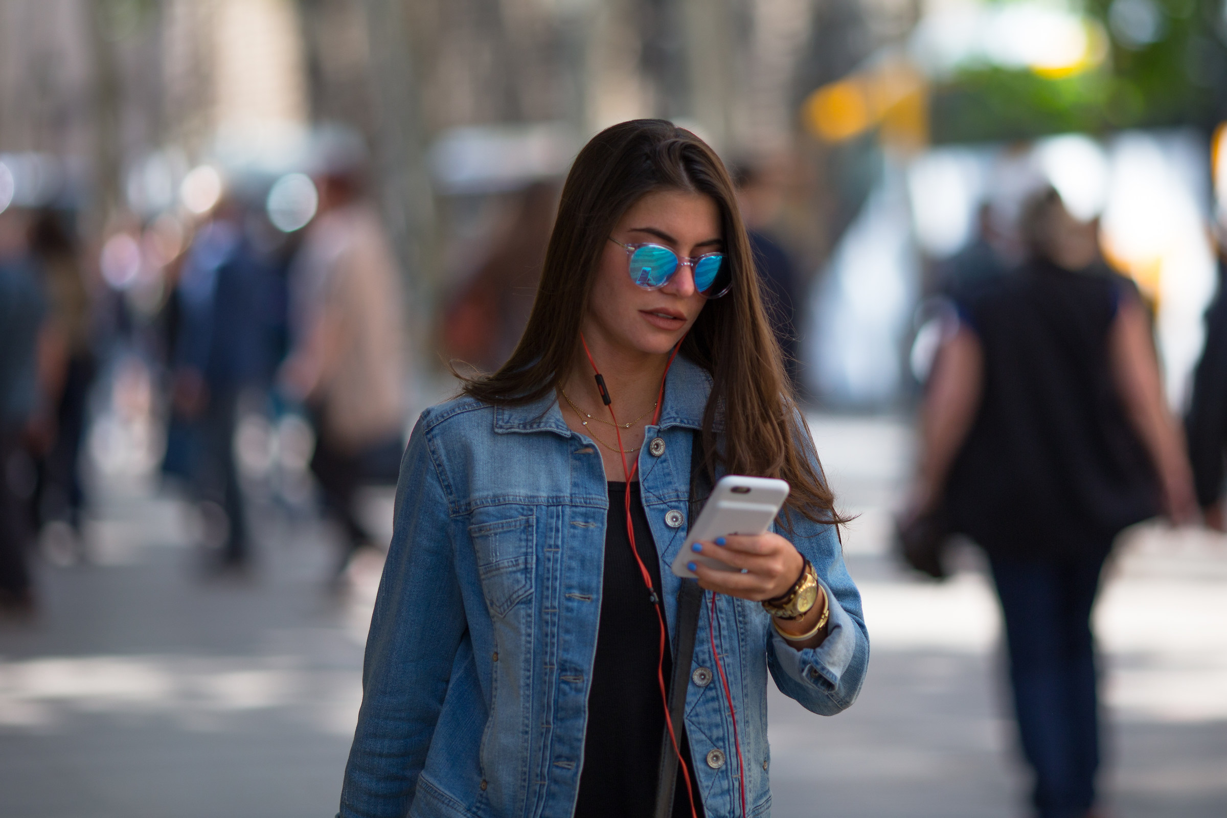 lo smartphone nell'occhio