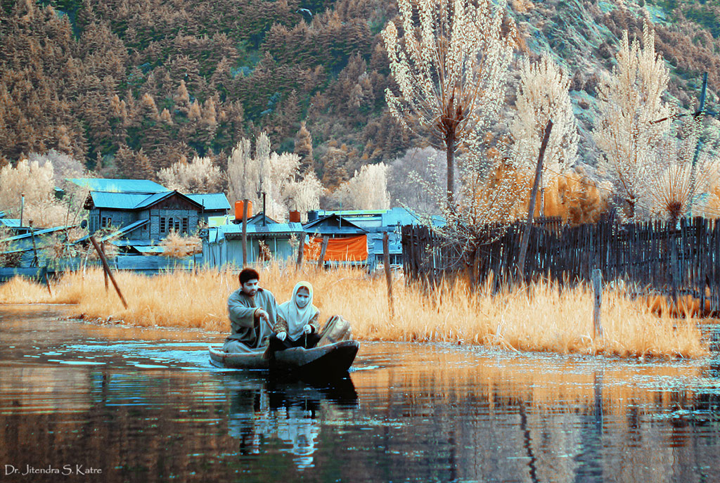 Dal lake in infrared 2