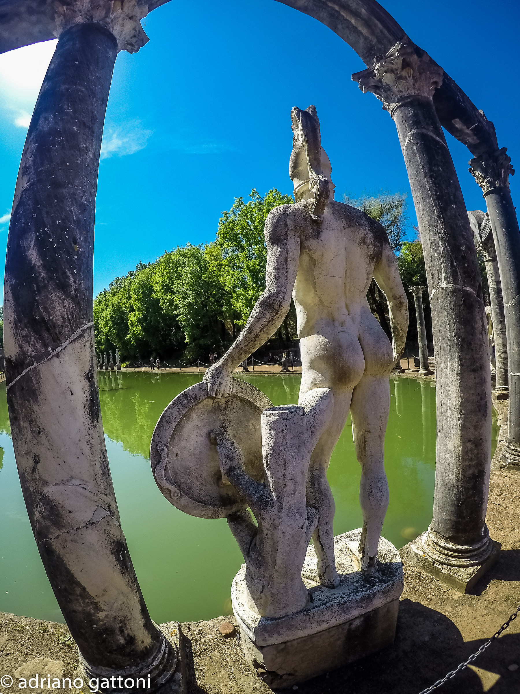 Ninfeo di villa Adriana Tivoli