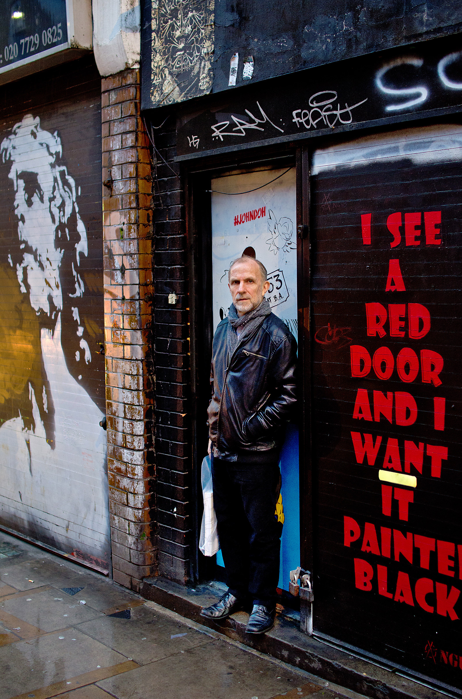 'i See A Black Door and I Want it Painted Red'