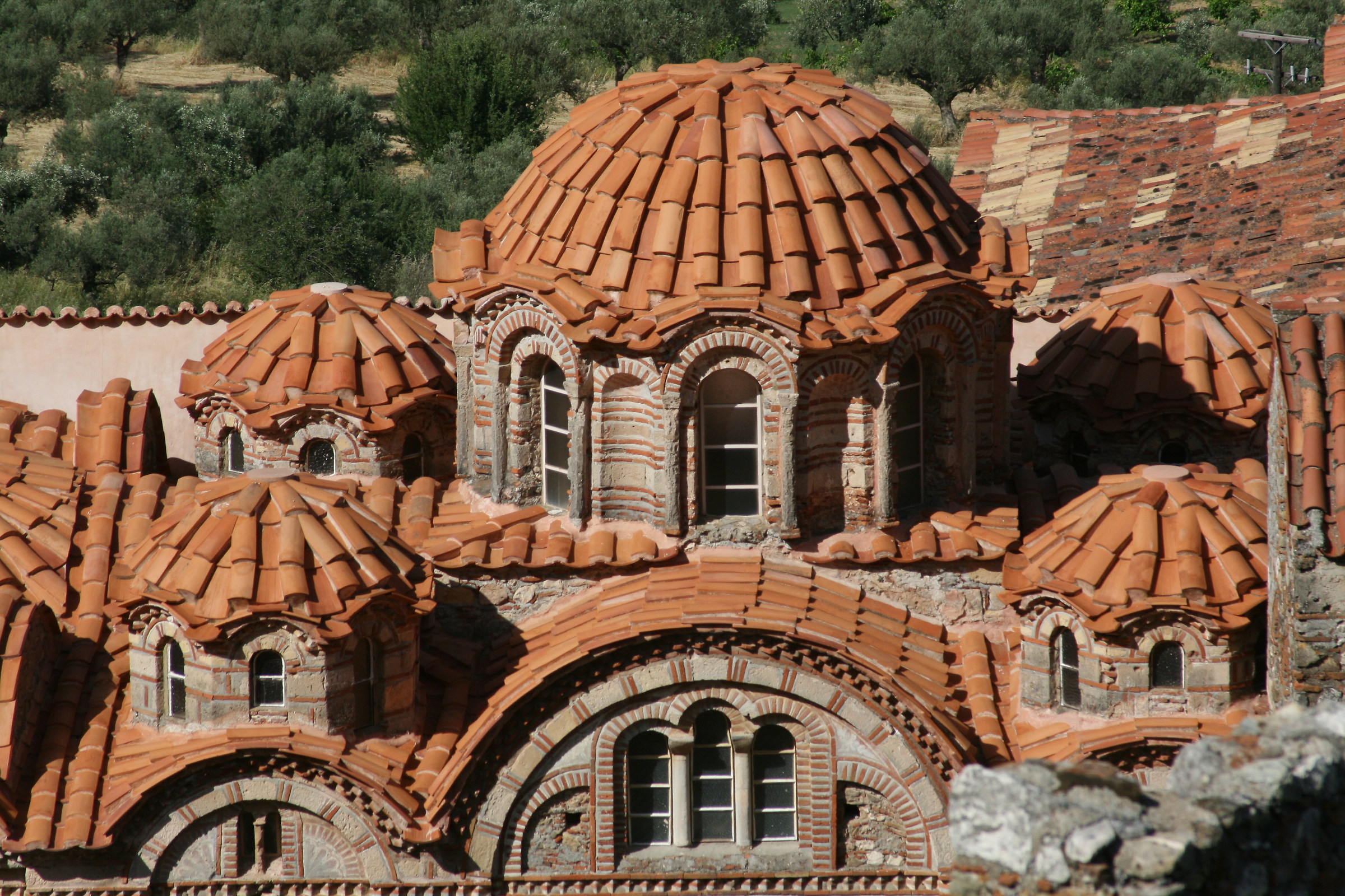 Mystras, Byzantine Domes