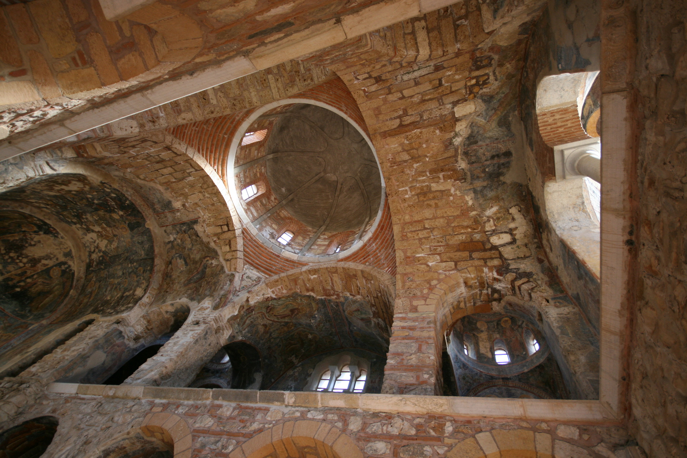Mystras, interior of a Byzantine temple