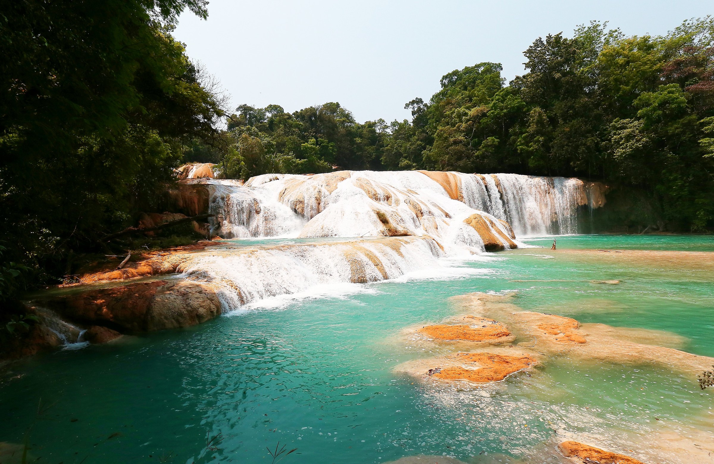 Waterfalls of "Agua Azul"