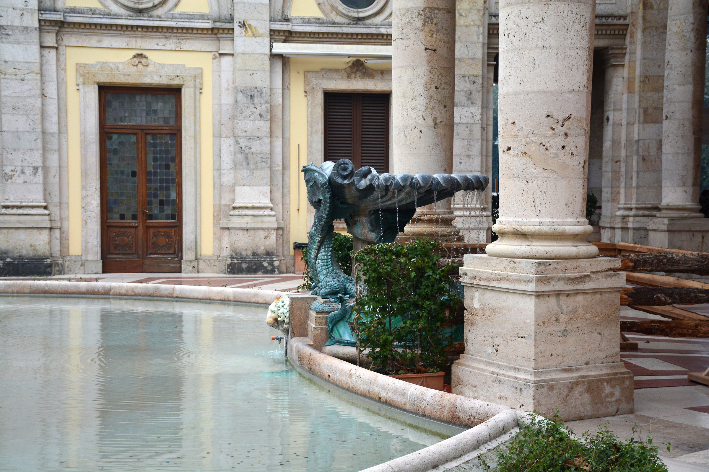 Montecatini Terme. The source of the fountain