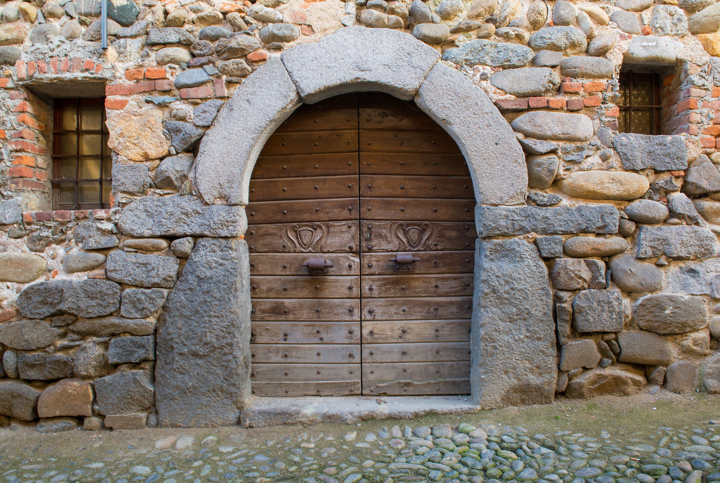 Ricetto di Candelo - Il portone "Nobile"