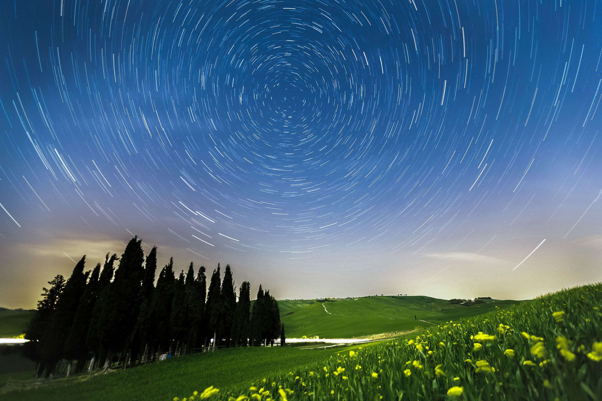 Una notte in Val D'orcia