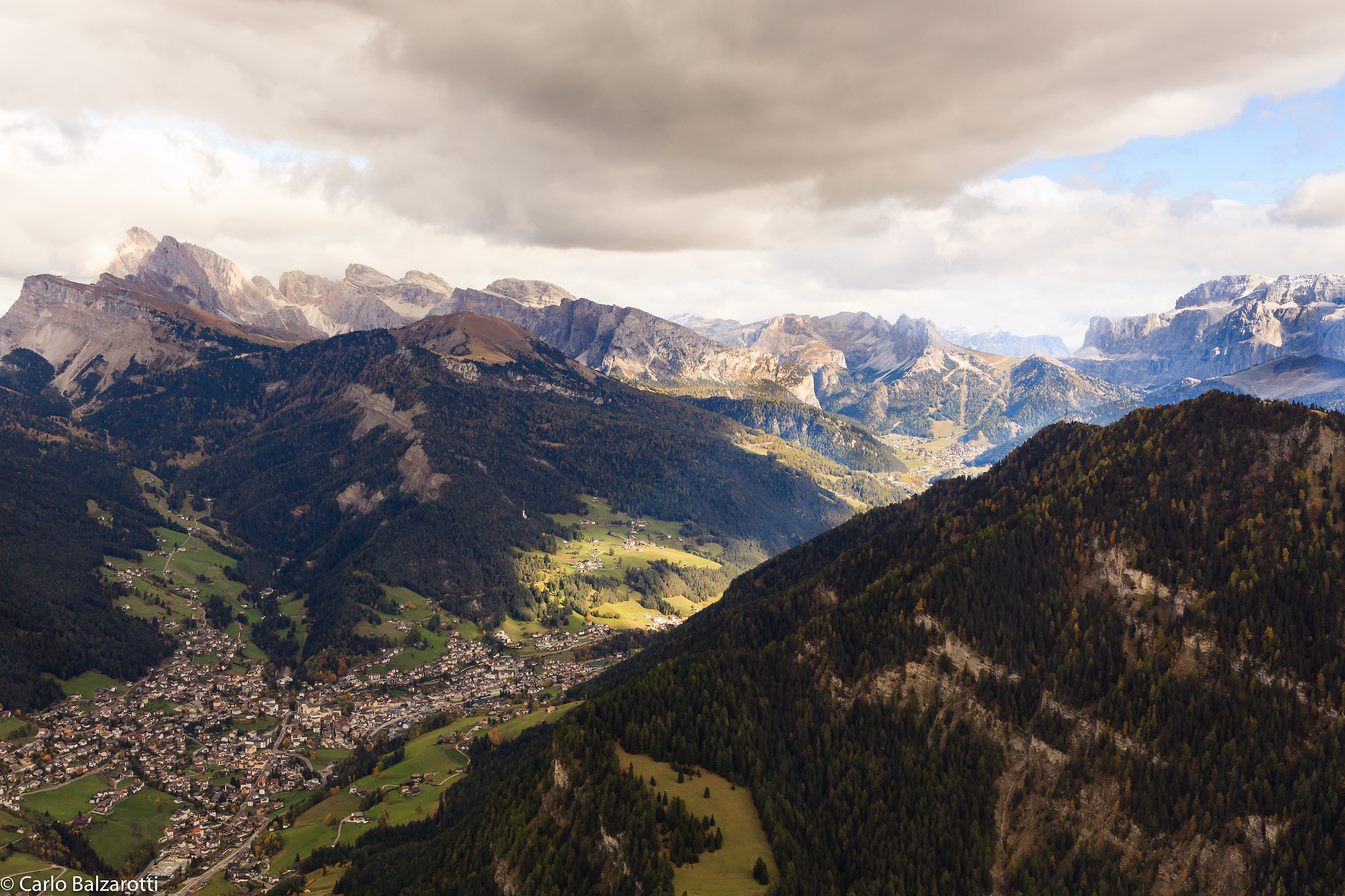 View of the Val Gardena