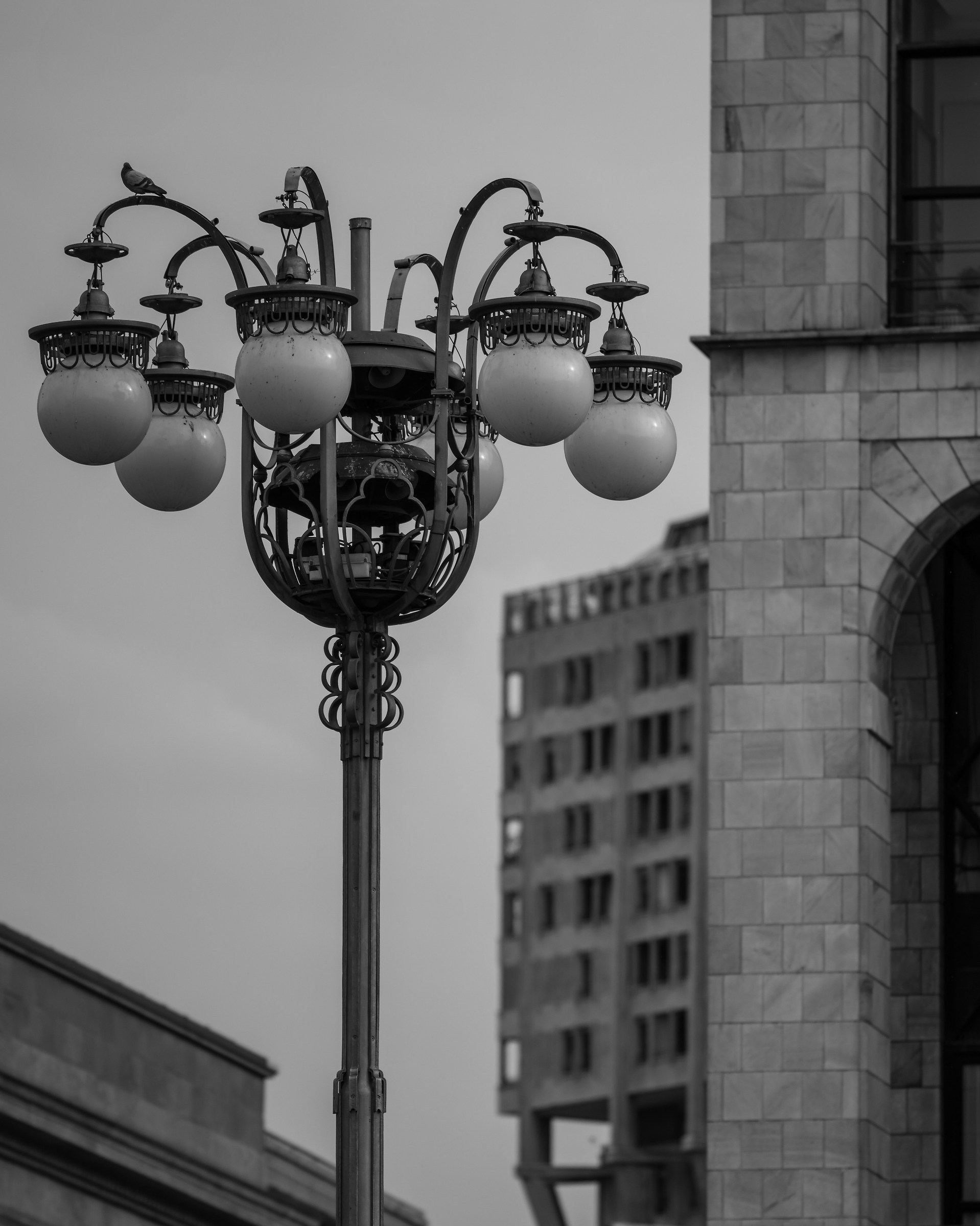 Street lamp in the Cathedral Square