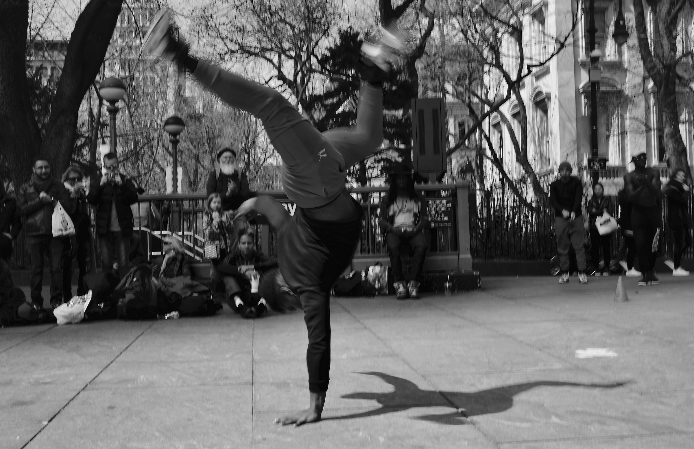 NY , in the street....