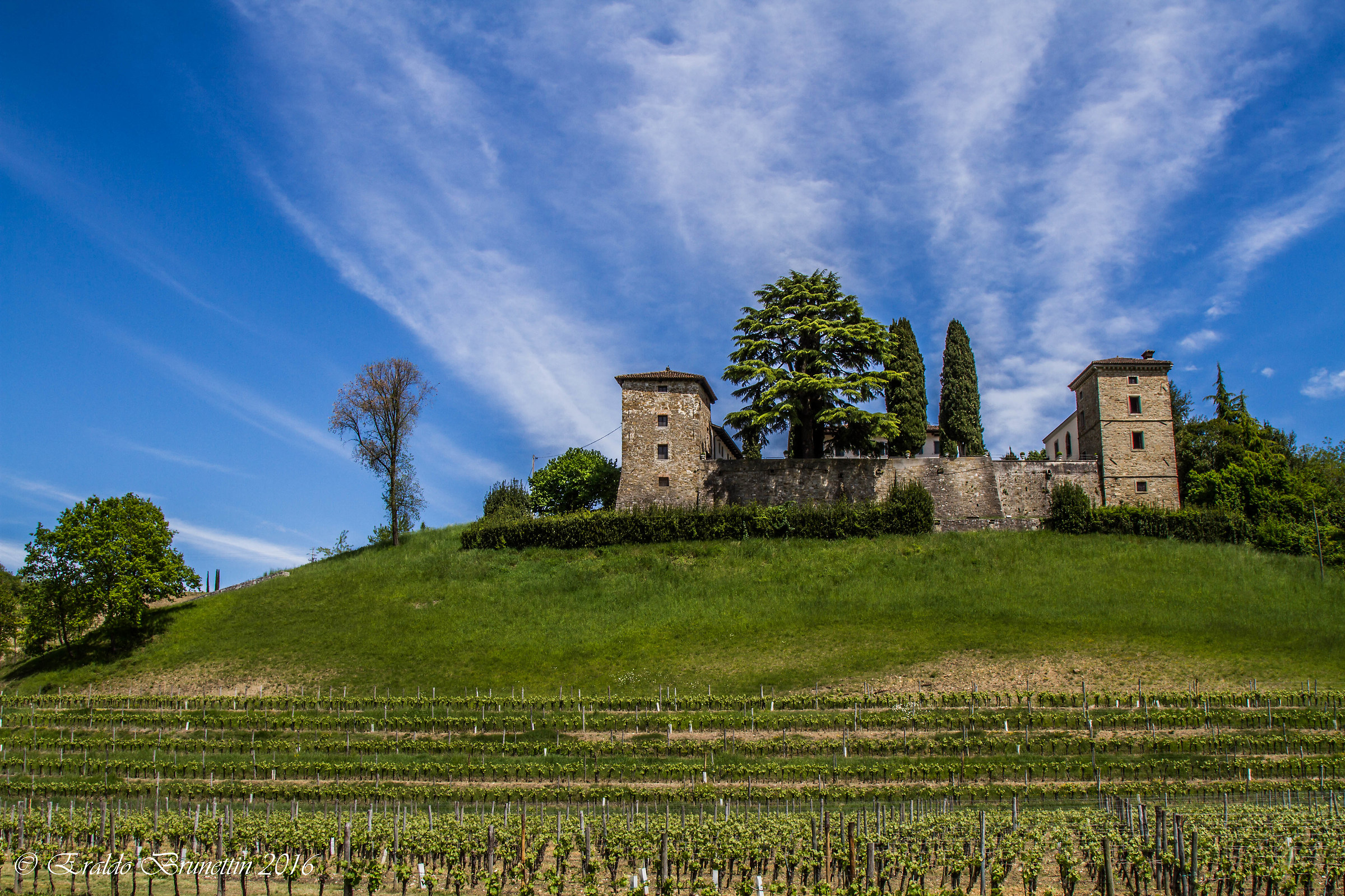 Veduta castello di Trussio. Ruttars (ud)