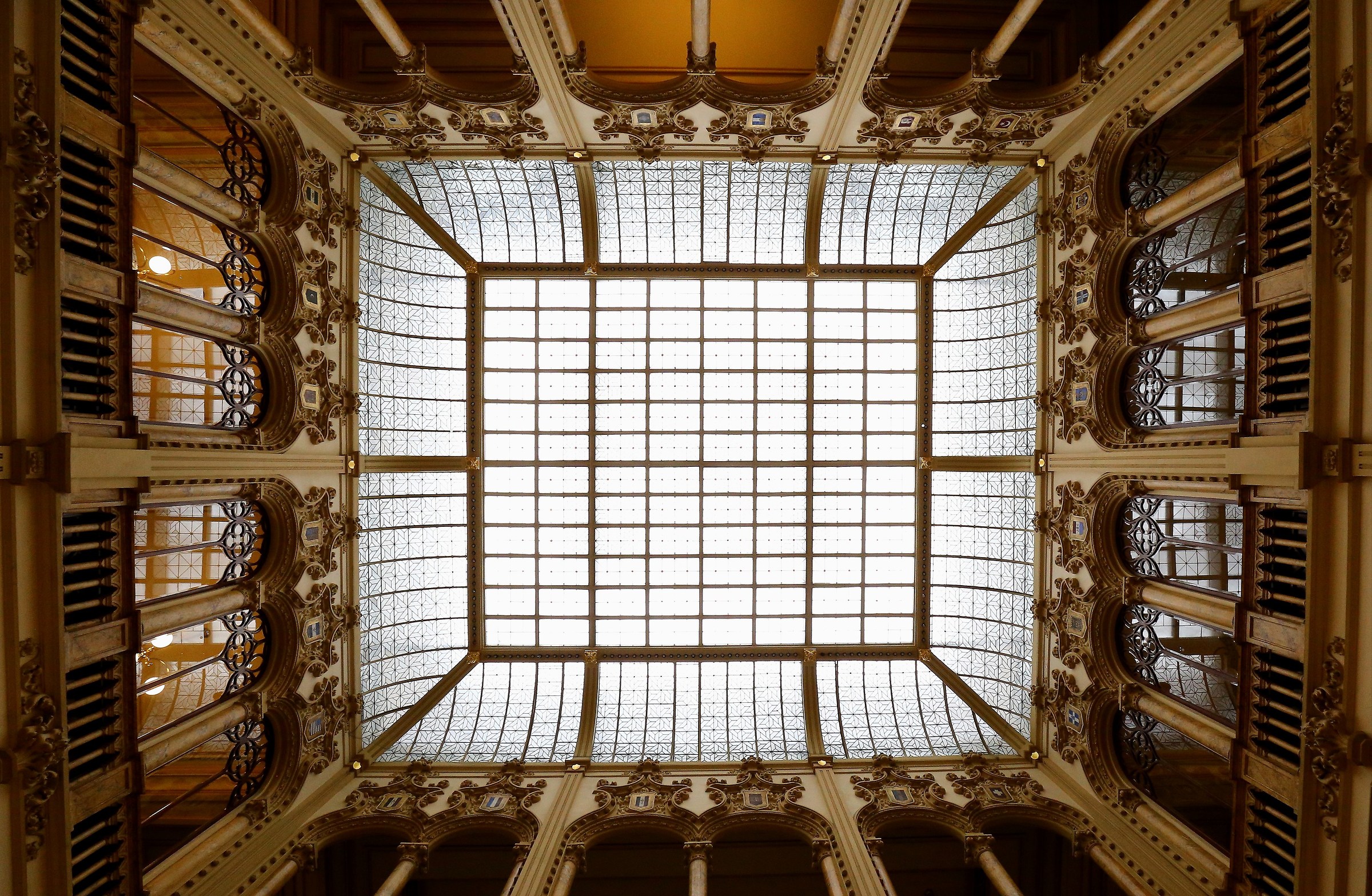 The skylight of the Palacio de Correos