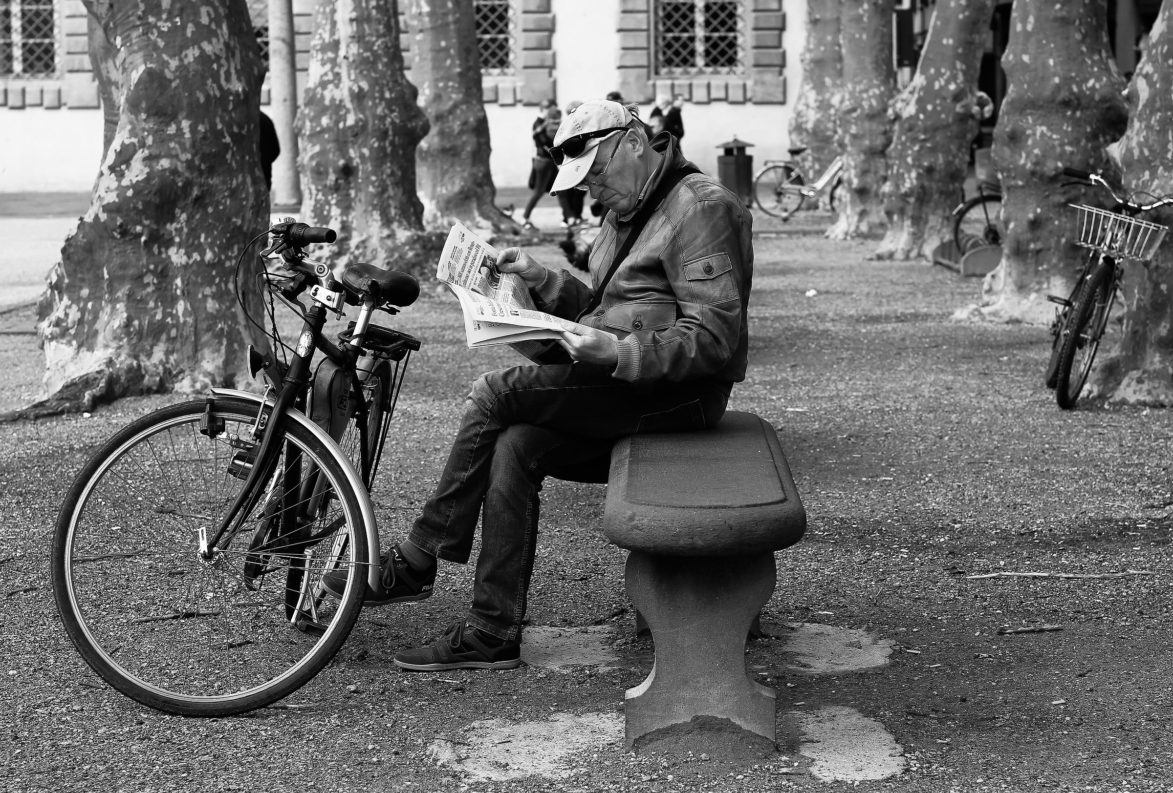 Riposo in piazza Grande