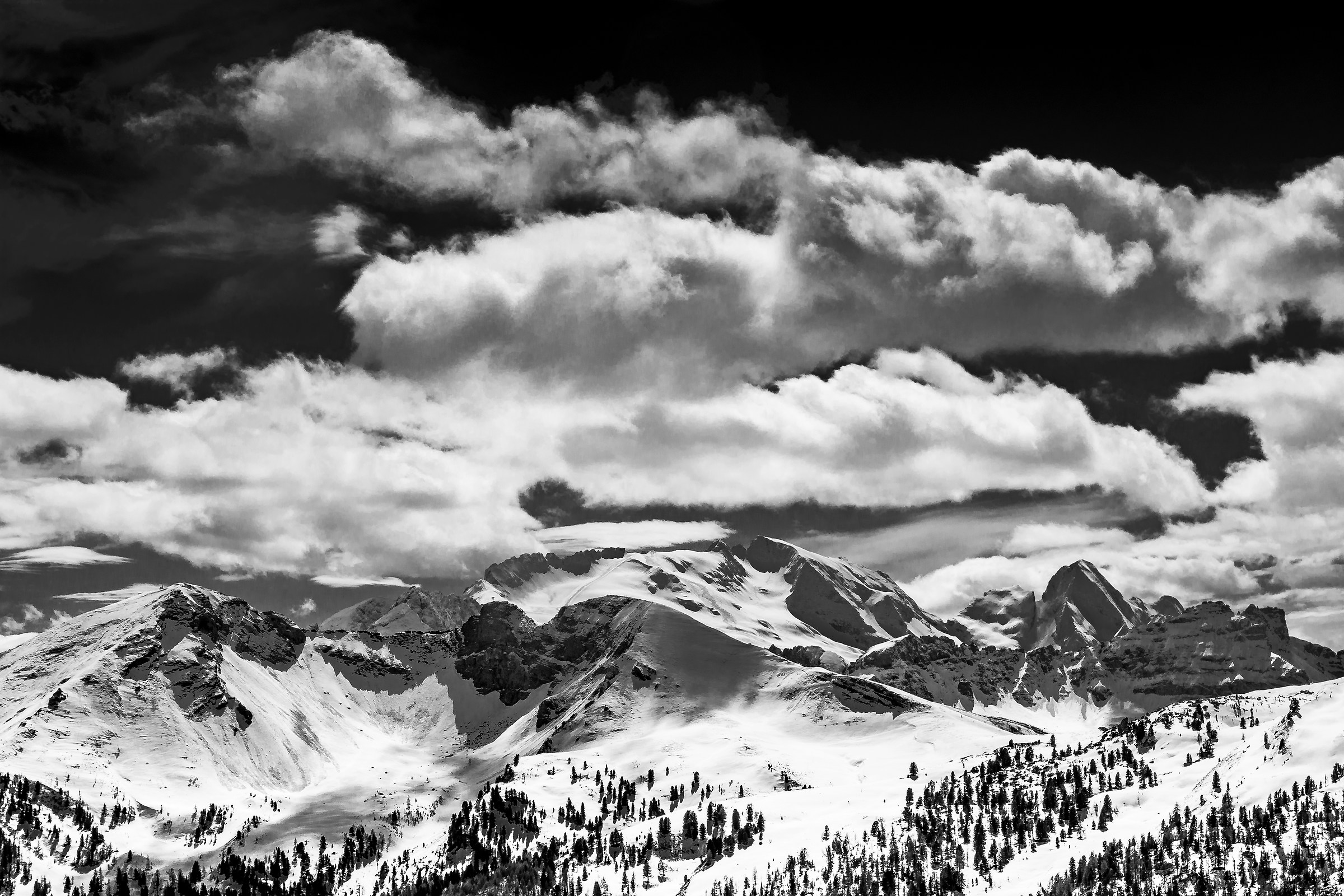 Clouds on the Marmolada