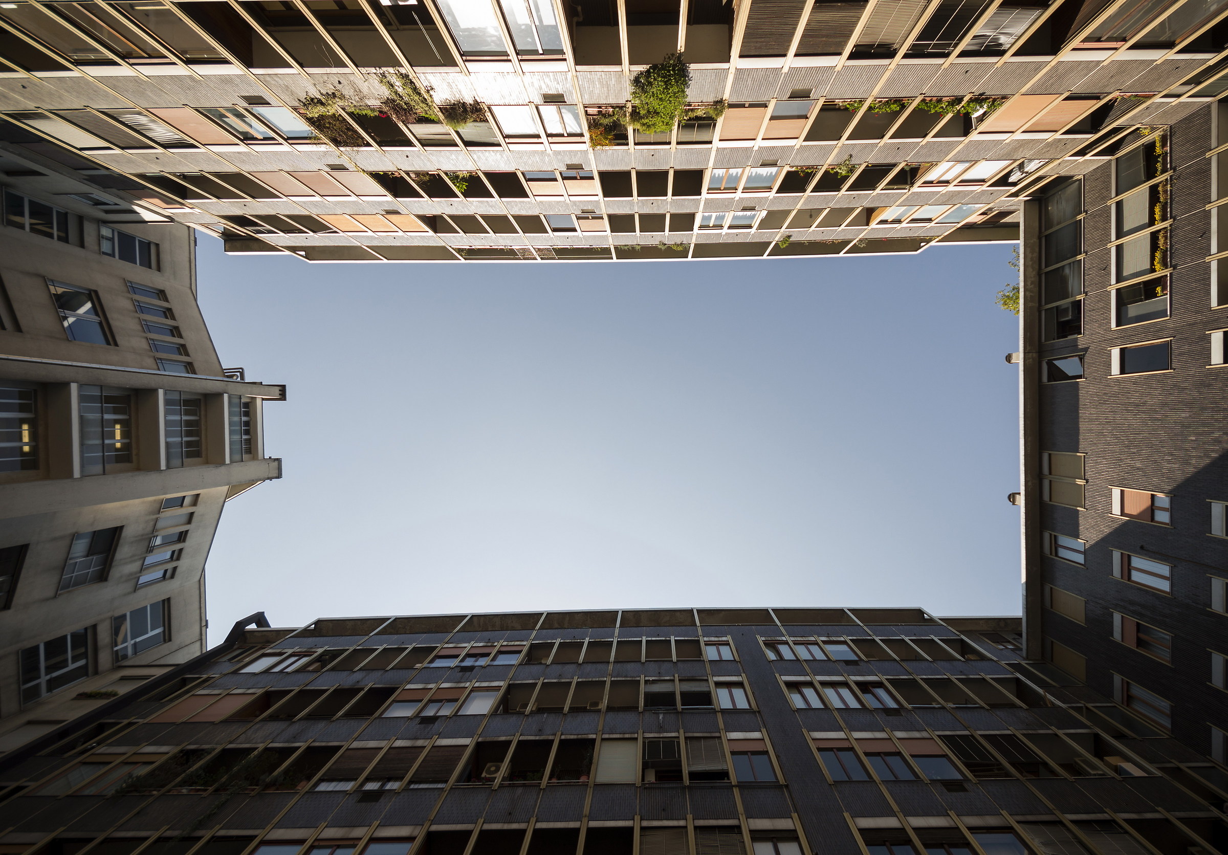 Via Vittor Pisani - residential backyard