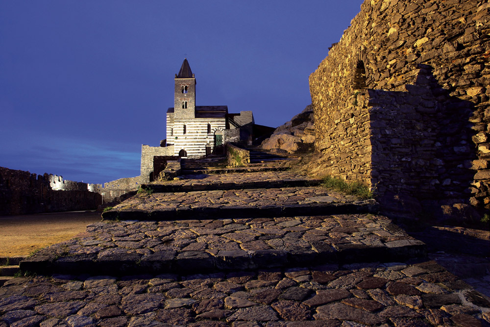 The superb church of St. Peter in Portovenere