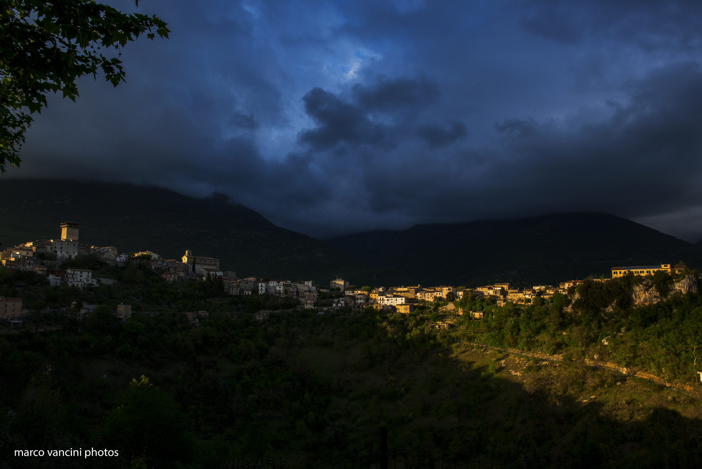 Uno scorcio di un paese dell'appennino