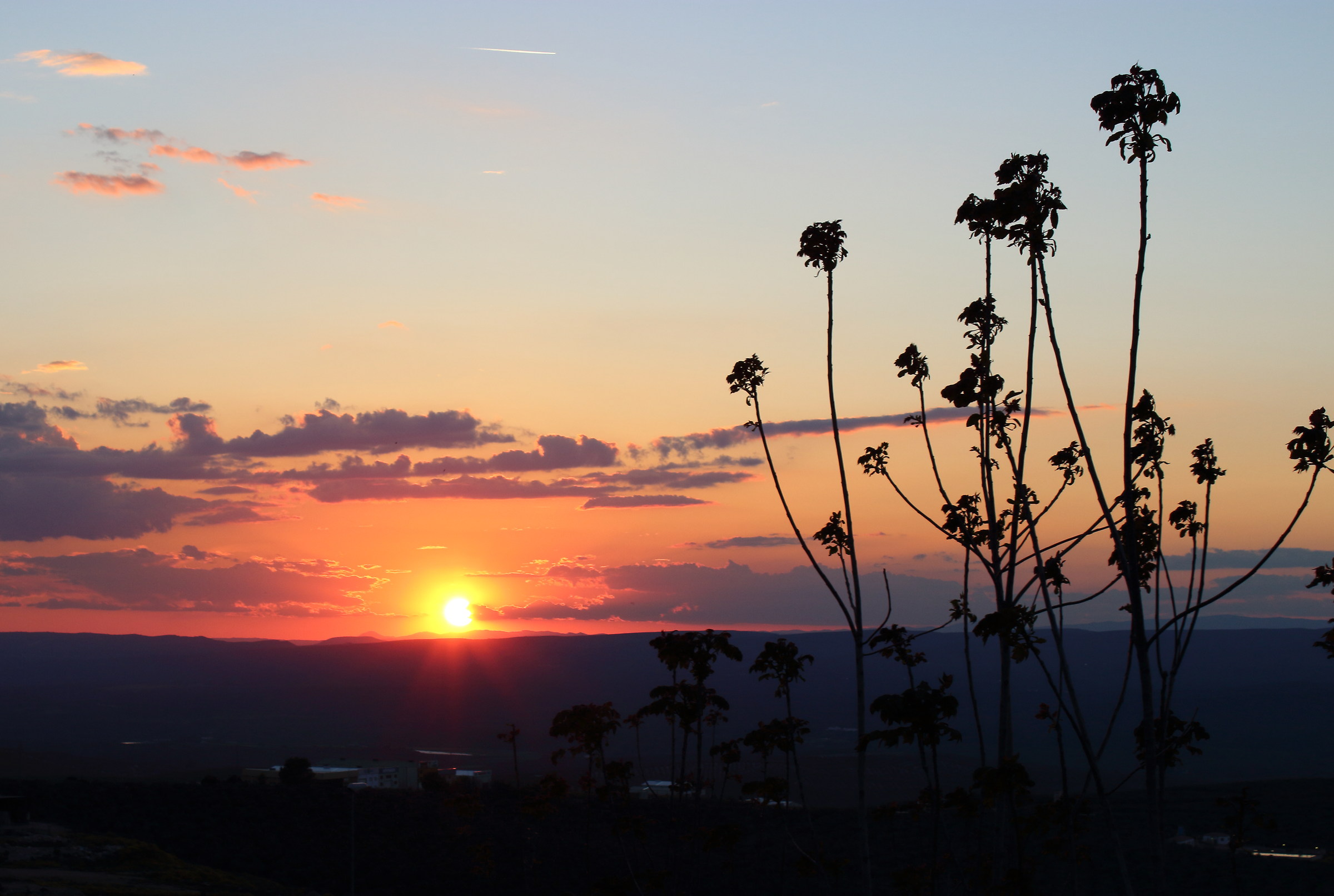 Tramonto sulle colline di Jaén