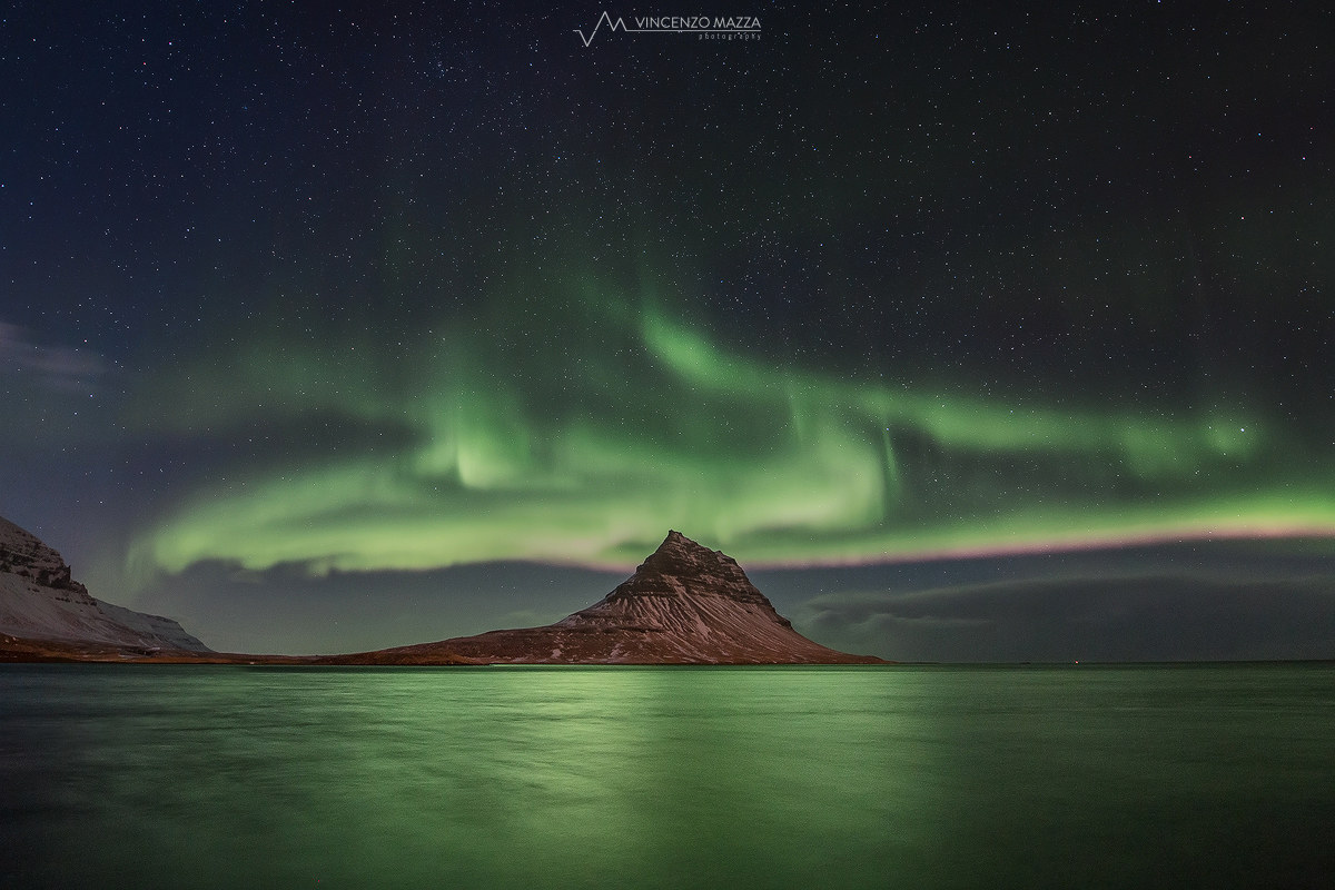 Aurora on Kirkjufell