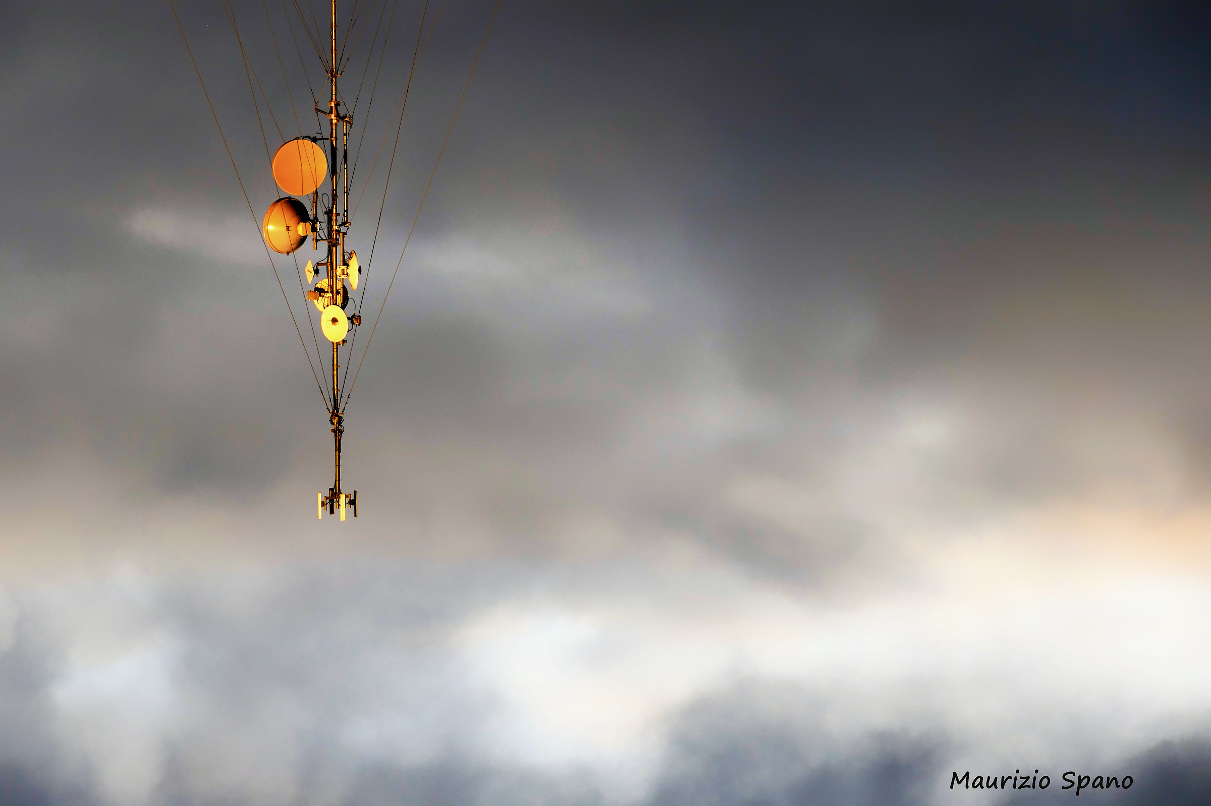 Under the spaceship ...