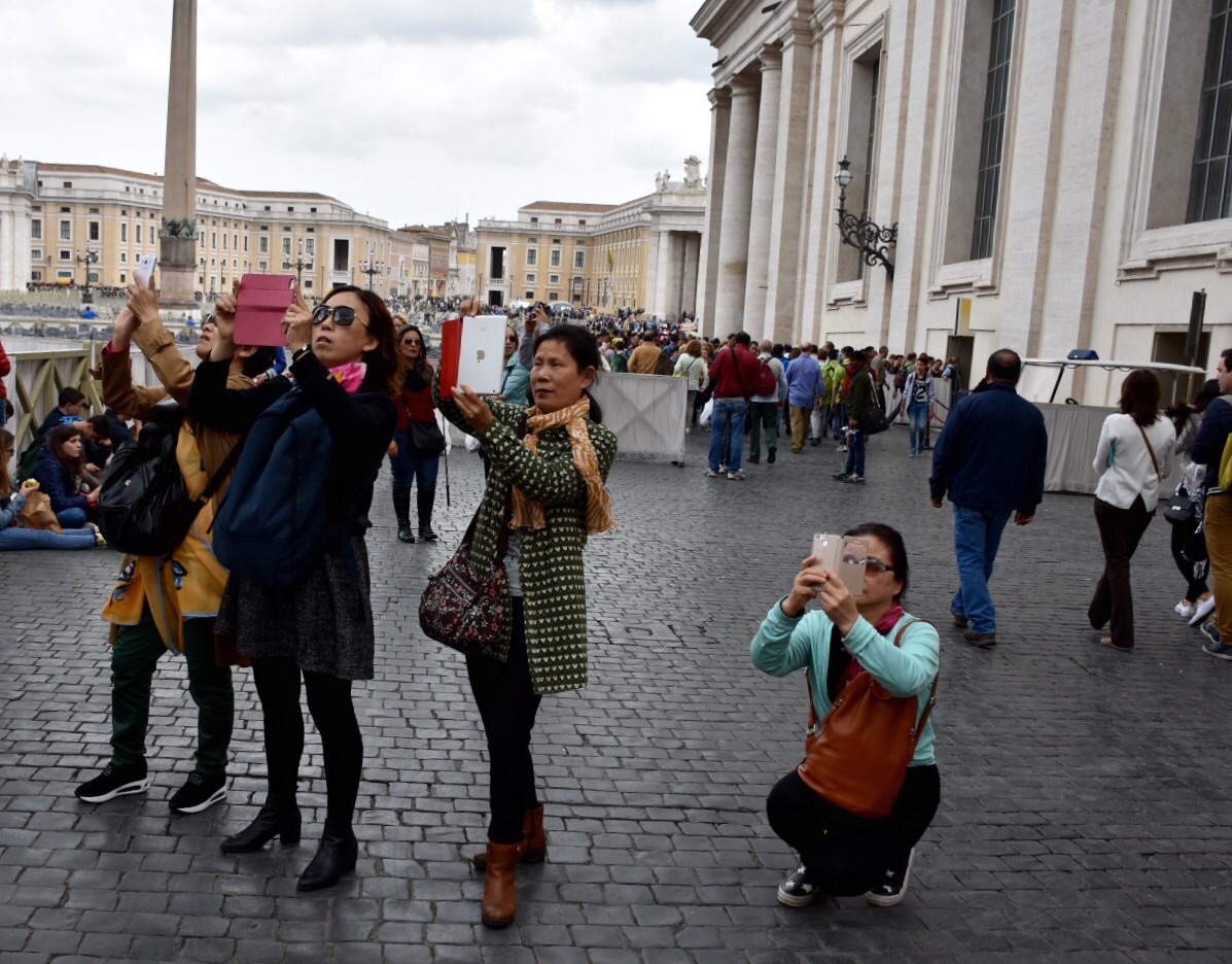 Fotografando la basilica di San Pietro
