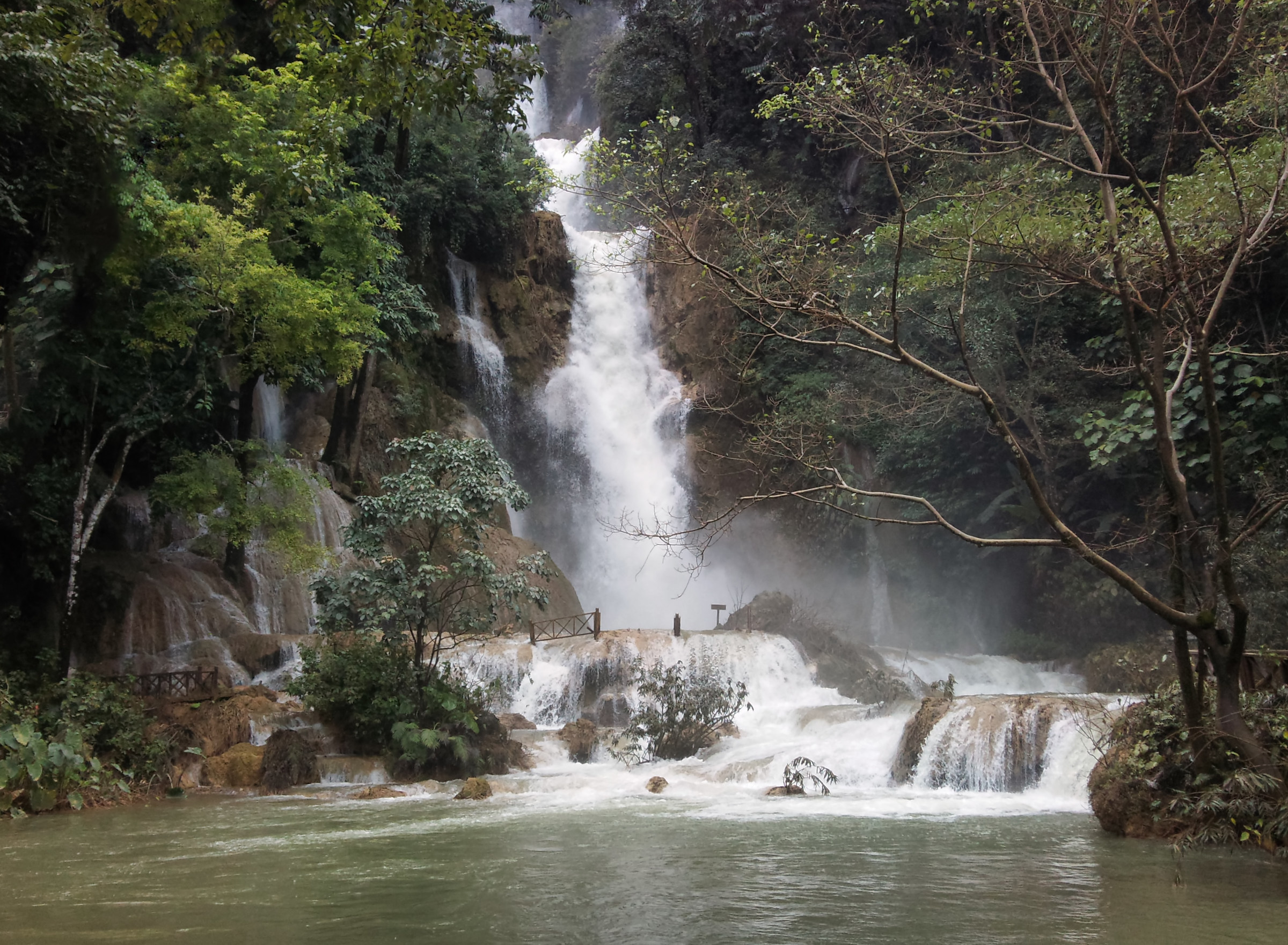 Kuang si waterfall