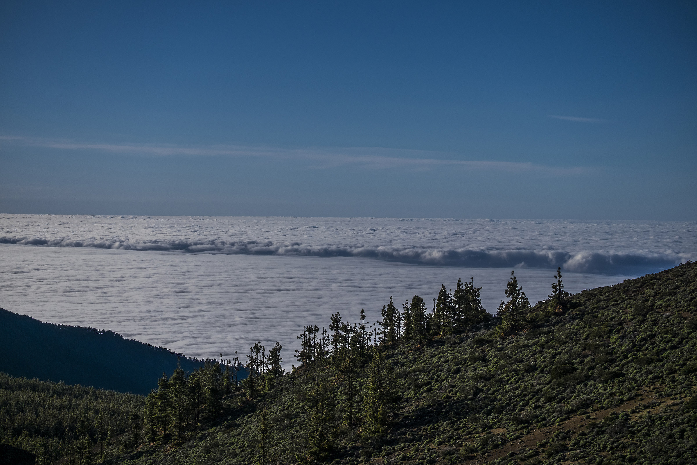 La Gomera view from Teide