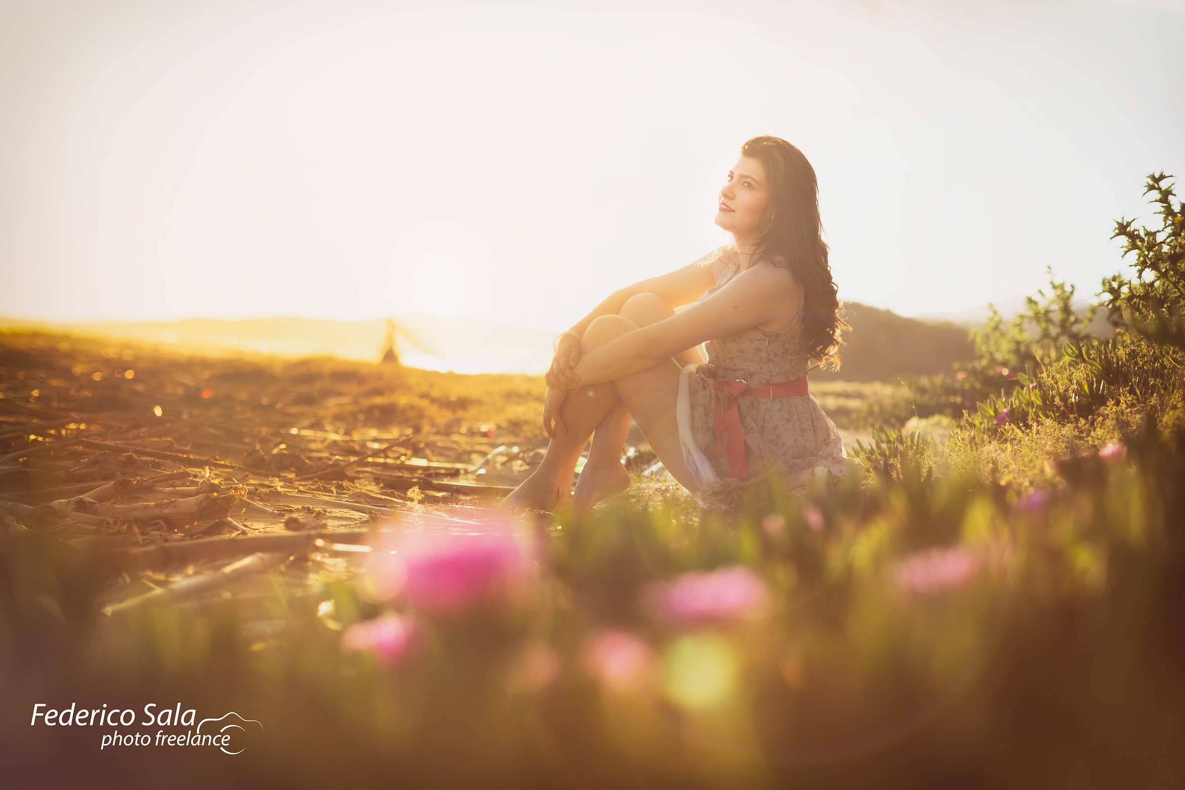 Alessia in golf light