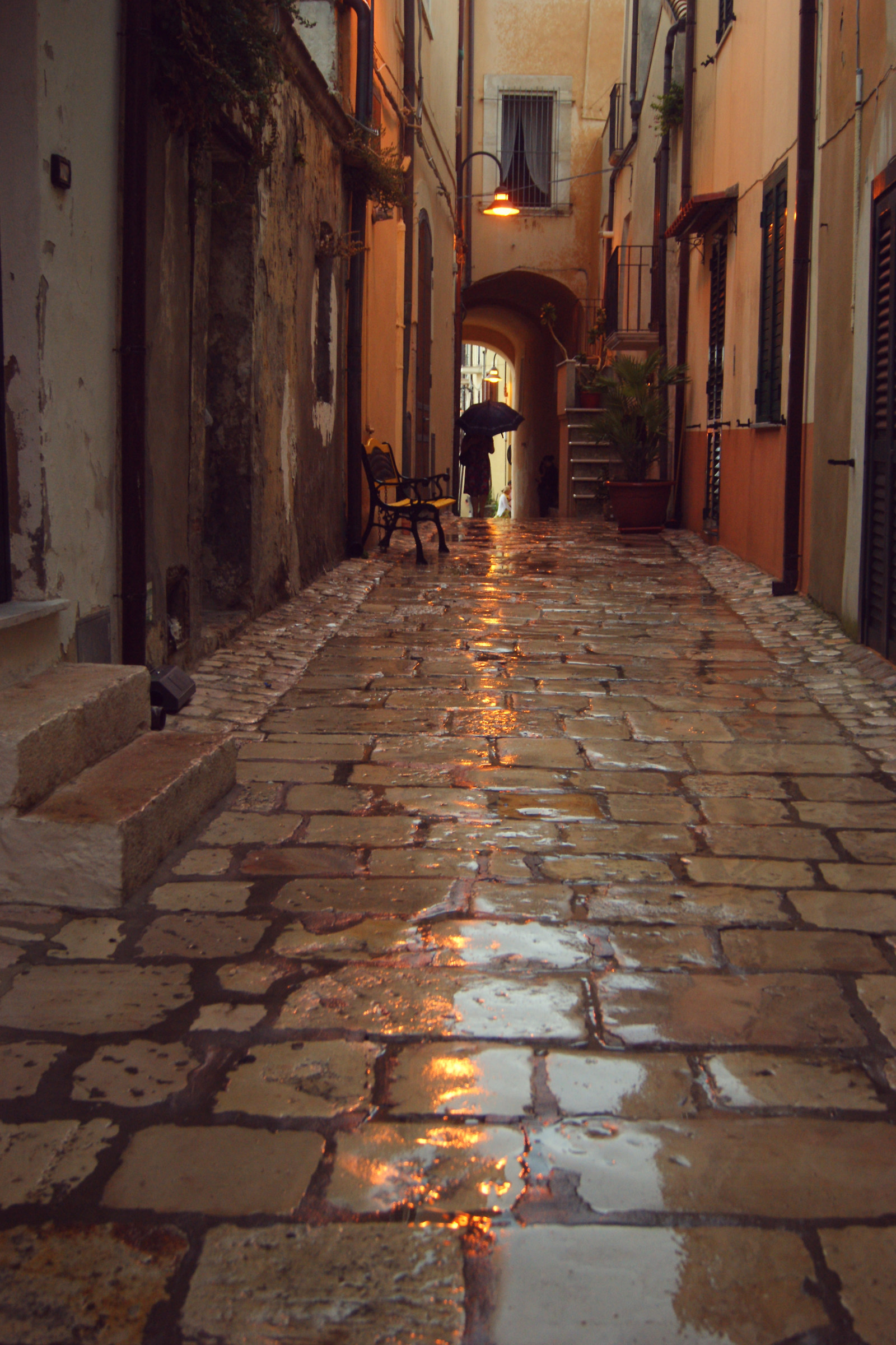 Termoli sotto la pioggia