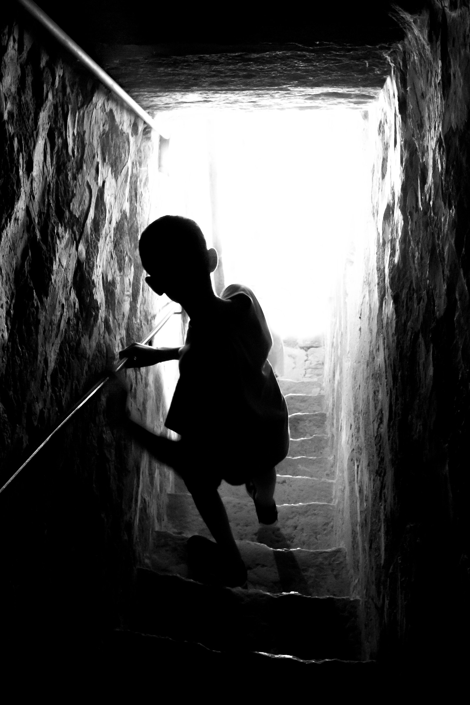 La discesa verso l'ignoto.