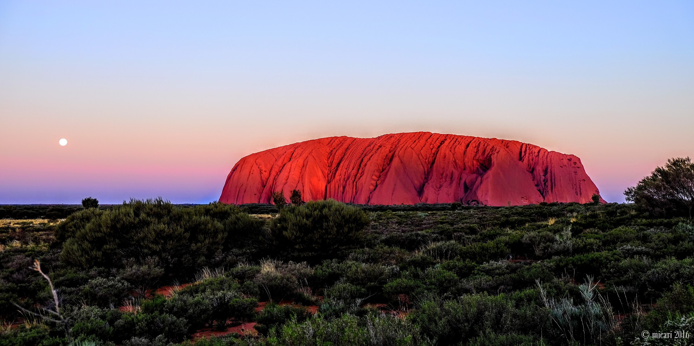 Uluru sunset