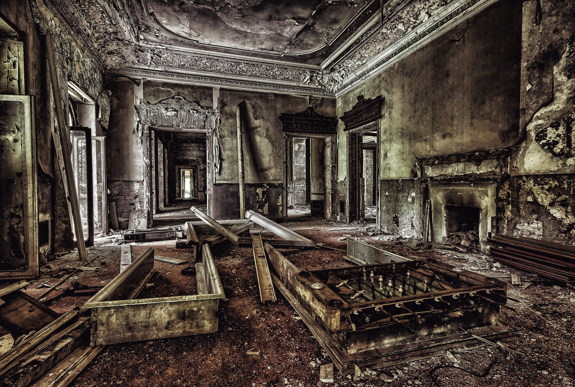 The games room ... the football, that buzz!