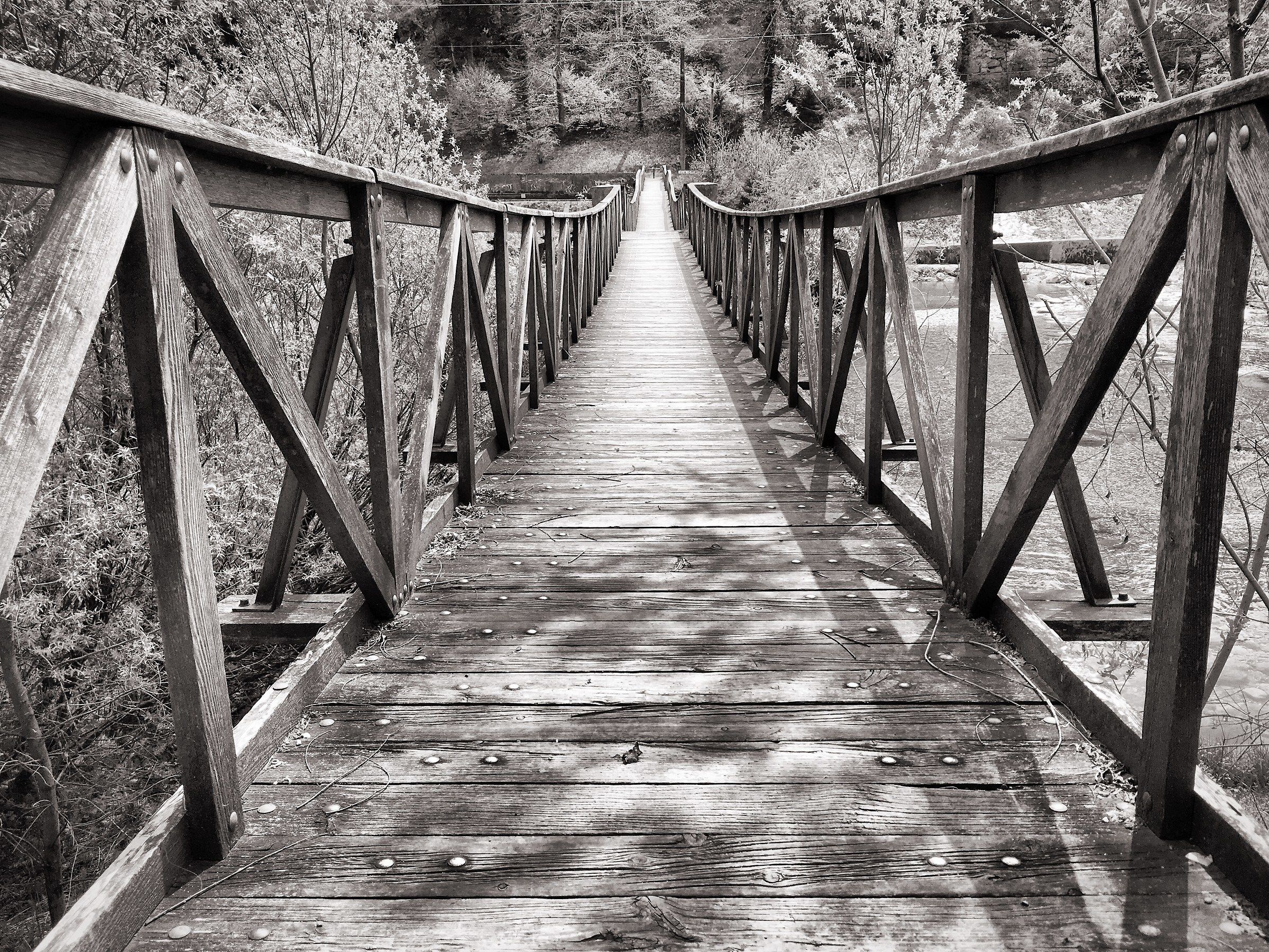 Wooden bridge