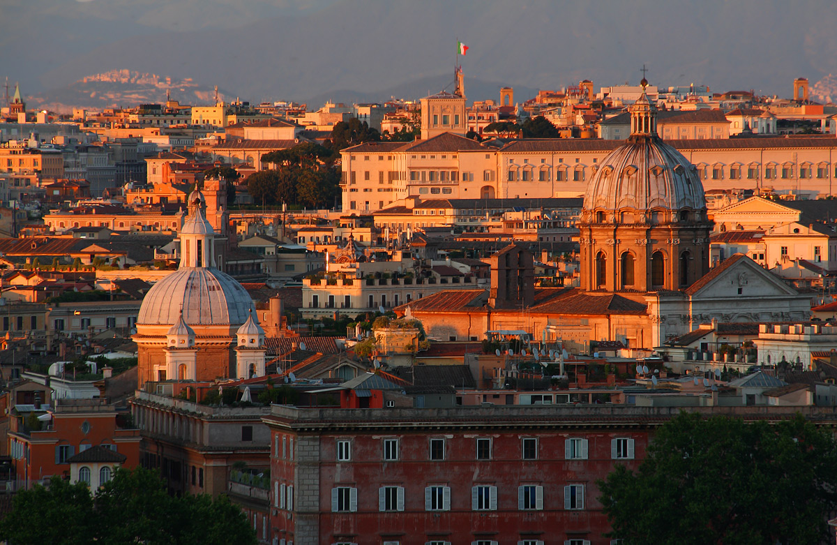 The roofs of Rome