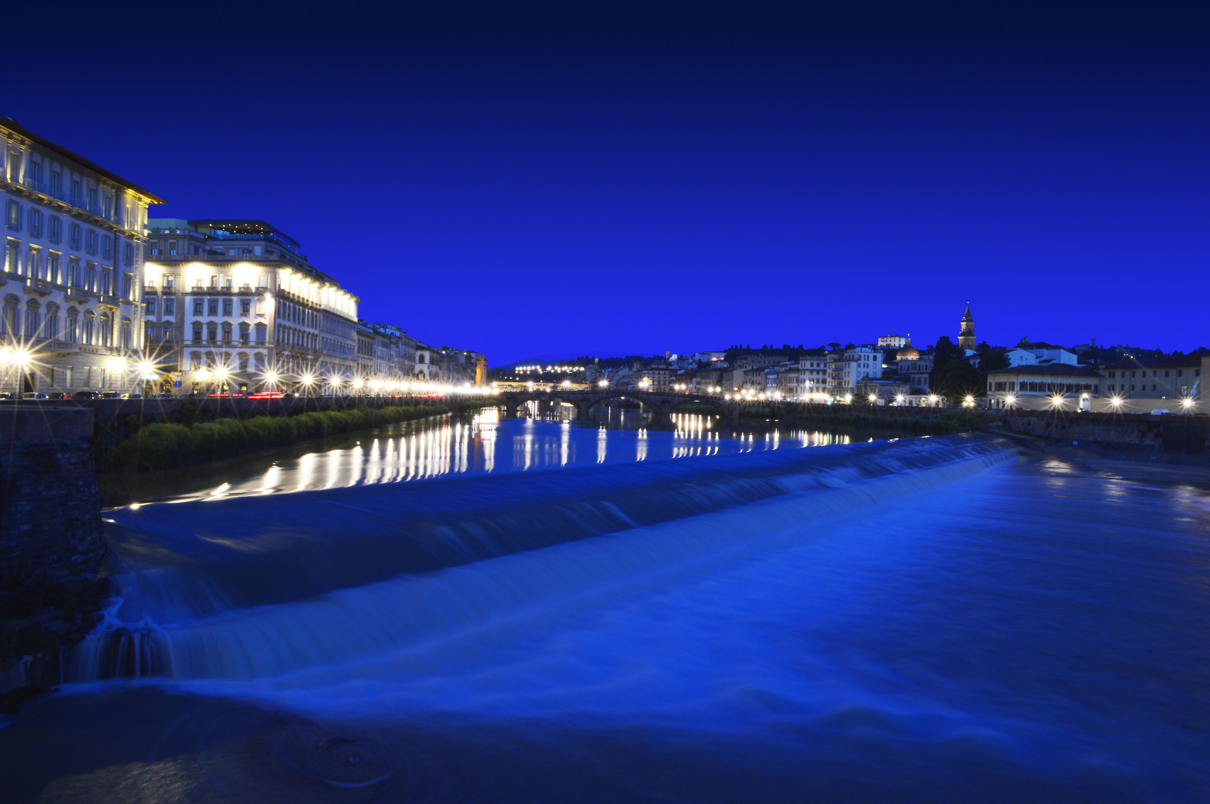 Florence, view from the bridge A. Vespucci