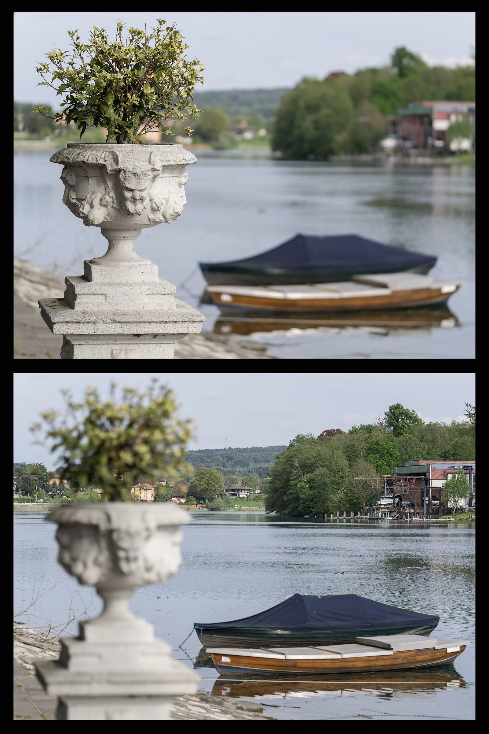 Late afternoon of April - Bend Ticino