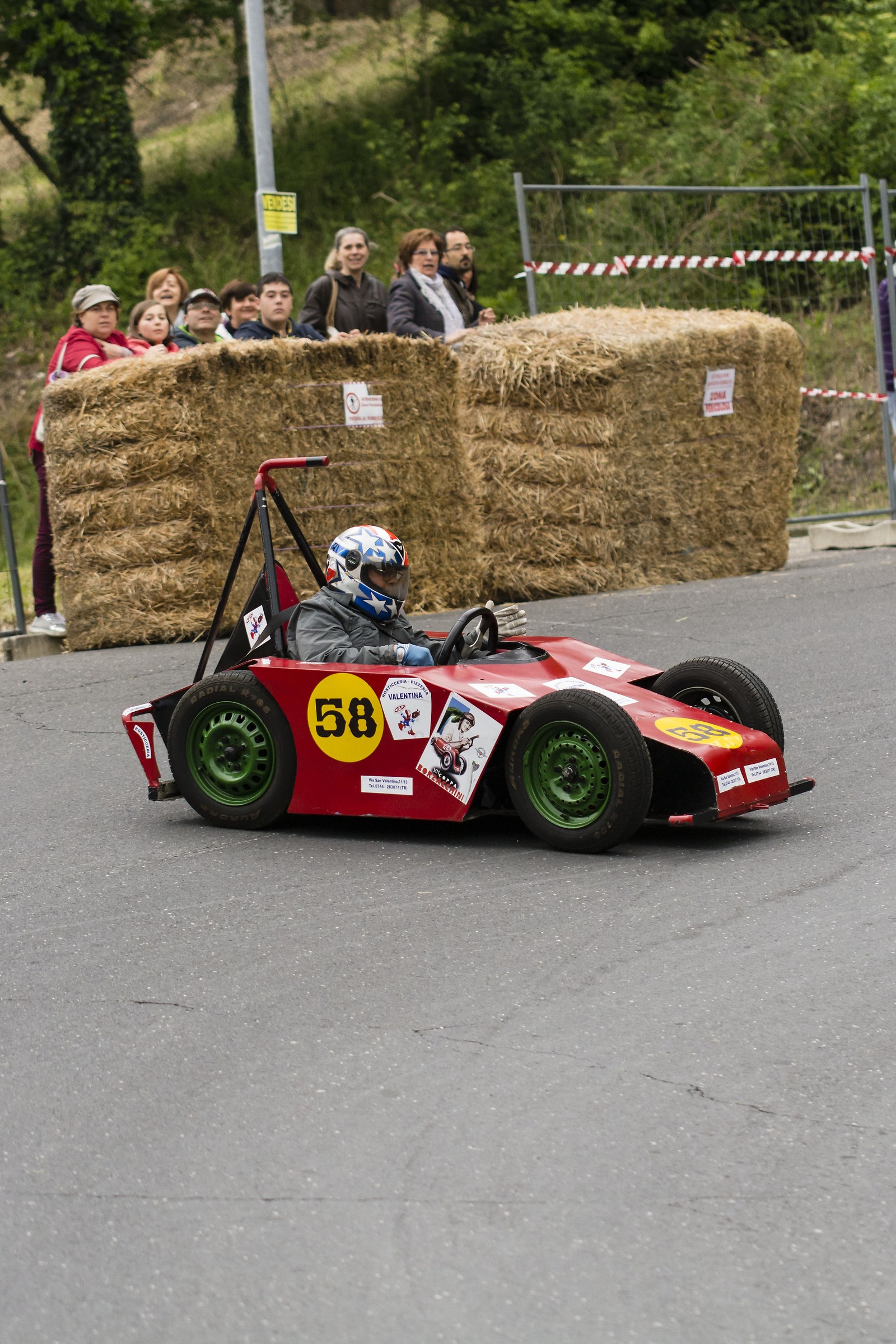 Race of the carts in Montecastrilli
